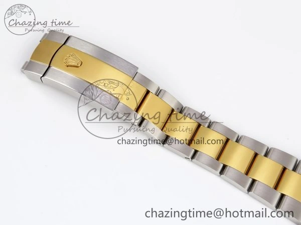 DateJust 41 126333 Clean 1:1 Best Edition 904L Steel YG Textured Dial on SS YG Oyster Bracelet VR Bright 1634