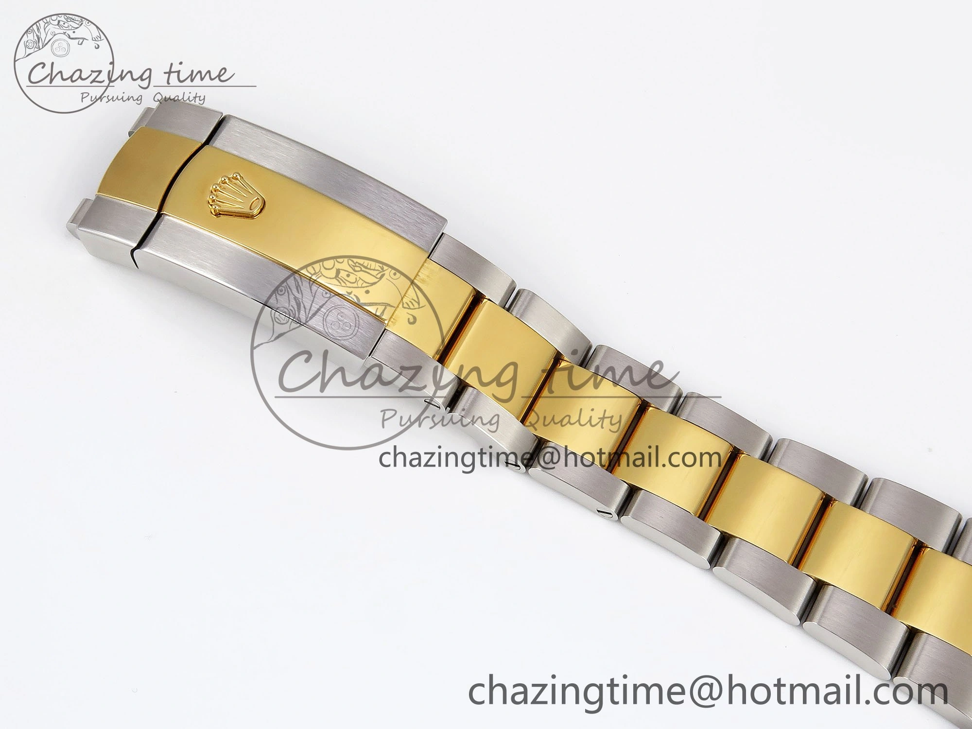 DateJust 41 126333 Clean 1:1 Best Edition 904L Steel YG Textured Dial on SS YG Oyster Bracelet VR Bright 1634