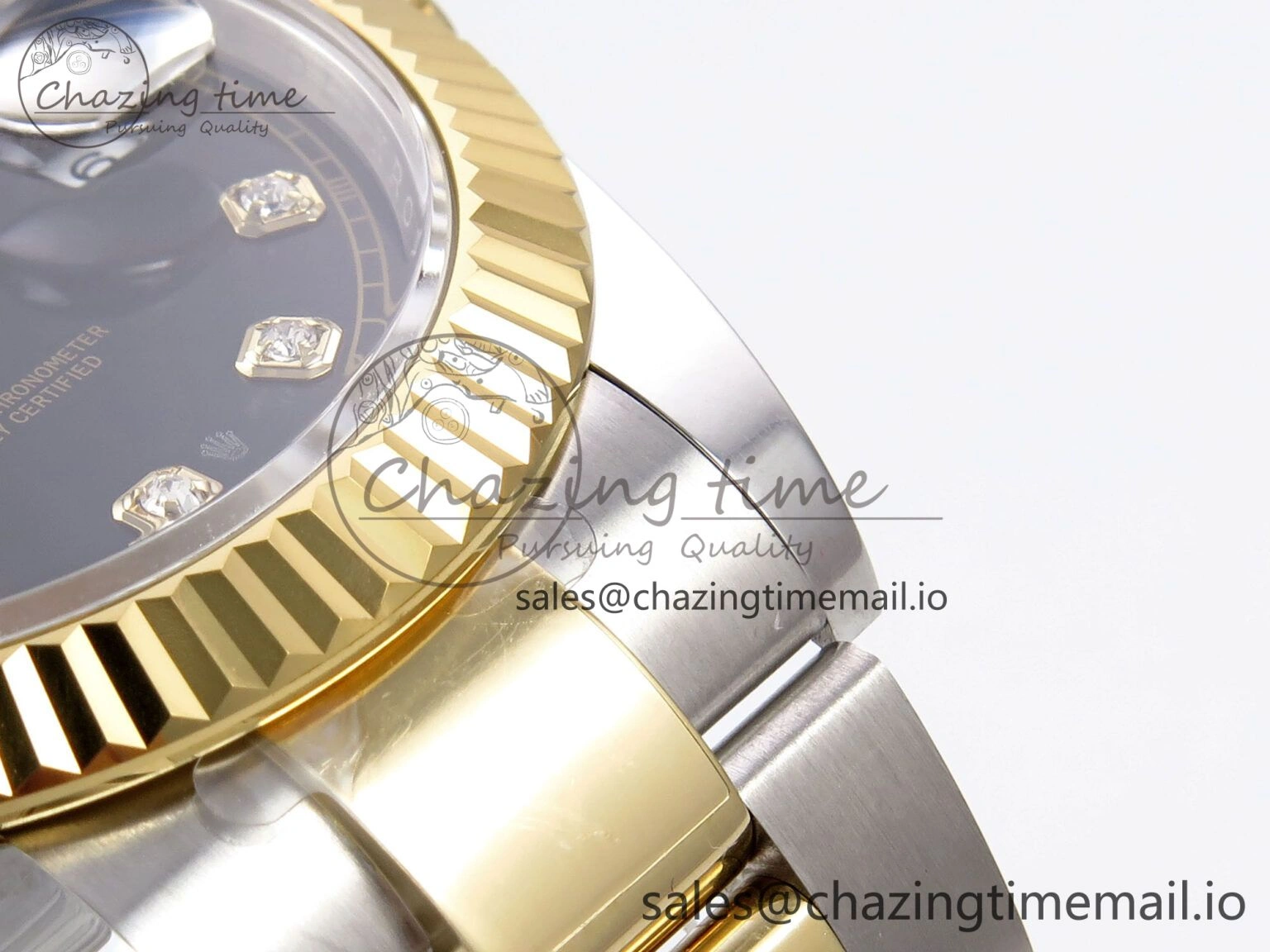 DateJust 41 126333 EWEF Best Edition Black Diamonds Dial on SS YG Oyster Bracelet A SportInspired 974