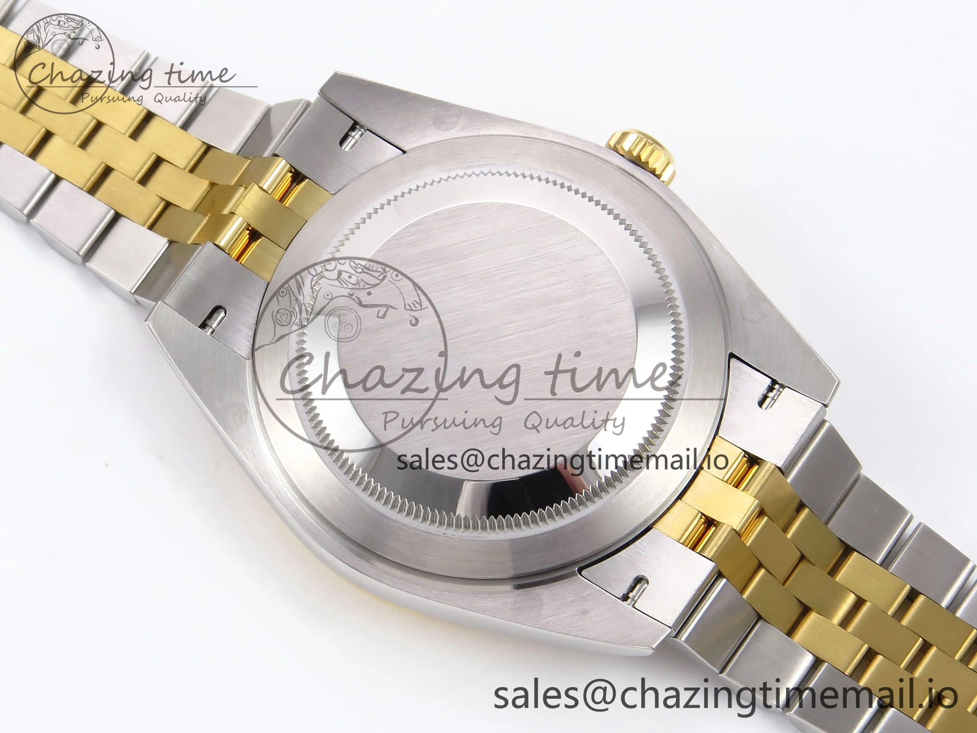 Seasonal DateJust 41 126333 EWEF Best Edition Gray Dial Green Roman Markers on SS YG Jubilee Bracelet A 988