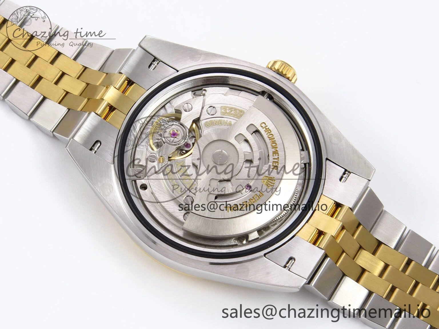 Seasonal DateJust 41 126333 EWEF Best Edition Gray Dial Green Roman Markers on SS YG Jubilee Bracelet A 988