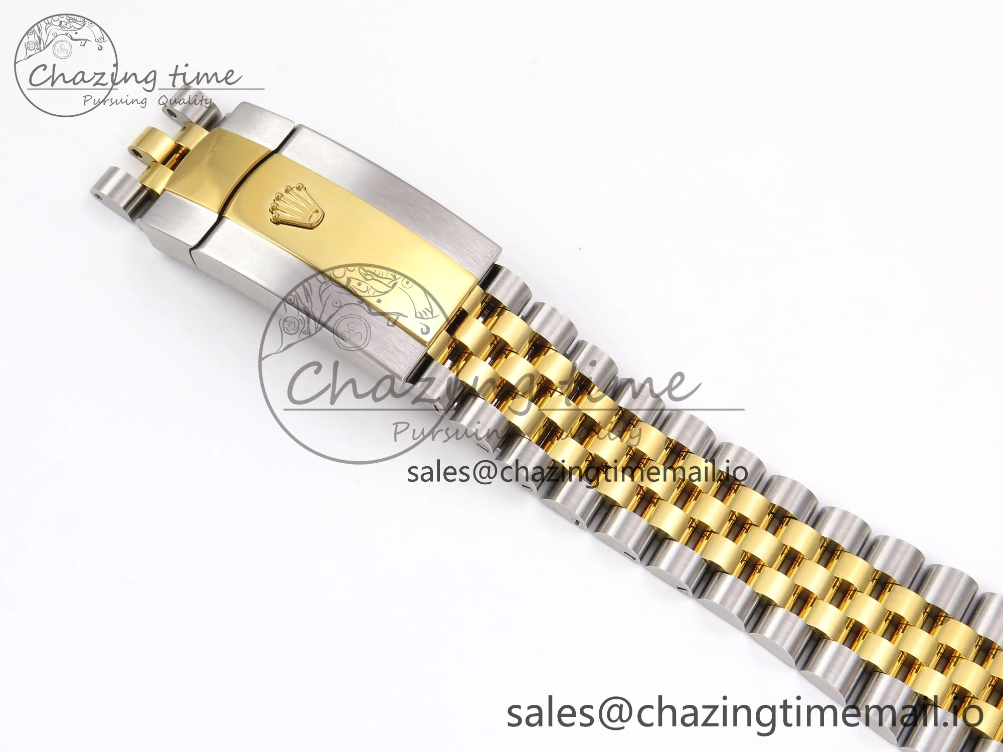 Seasonal DateJust 41 126333 EWEF Best Edition Gray Dial Green Roman Markers on SS YG Jubilee Bracelet A 988