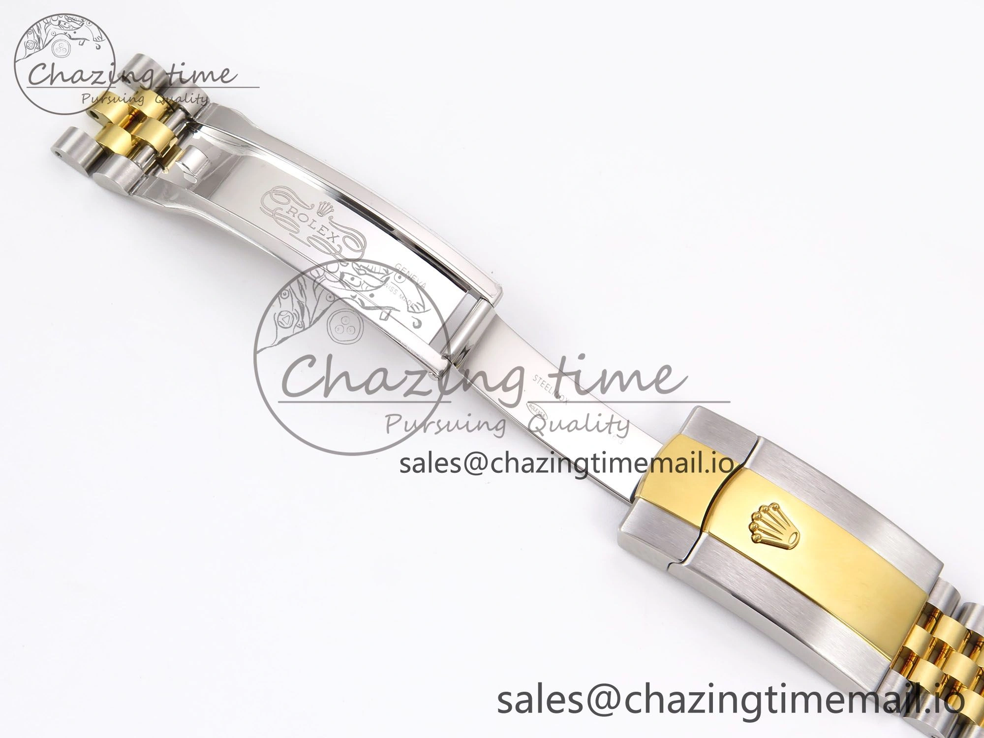 Seasonal DateJust 41 126333 EWEF Best Edition Gray Dial Green Roman Markers on SS YG Jubilee Bracelet A 988
