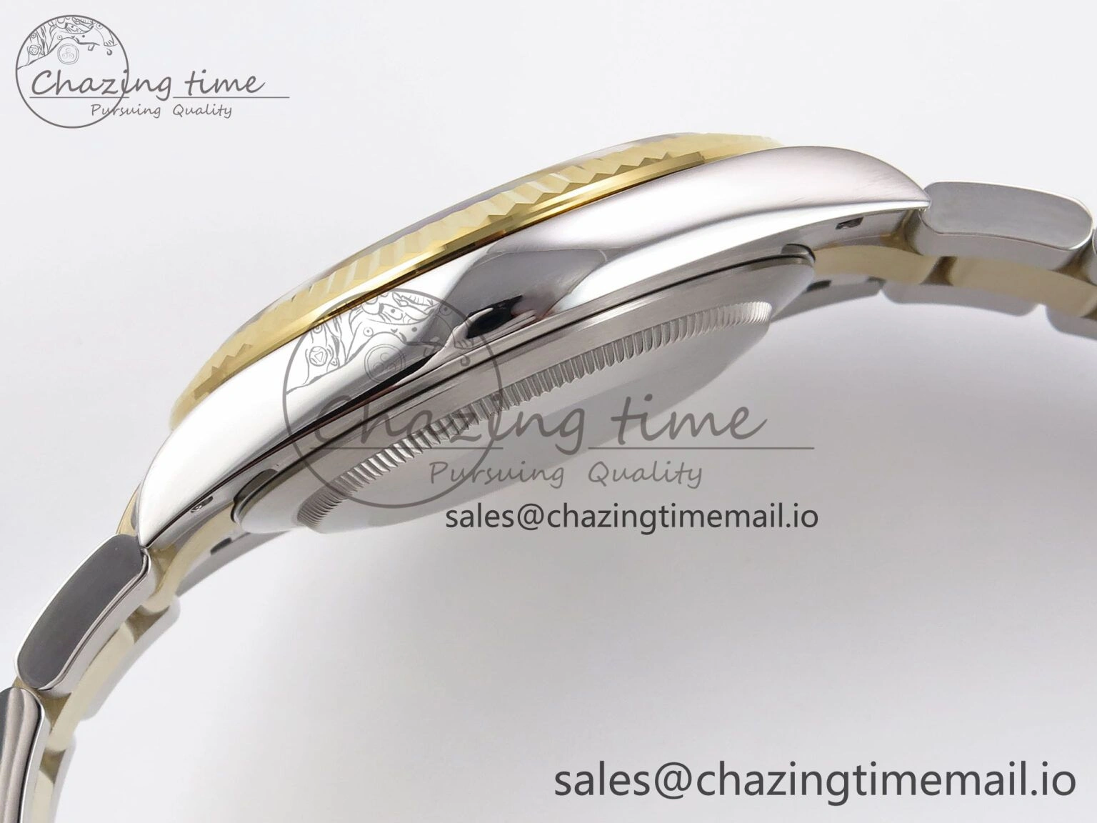 DateJust 41 126333 EWEF Best Edition Silver Stick Dial on SS YG Oyster Bracelet A Casual 975