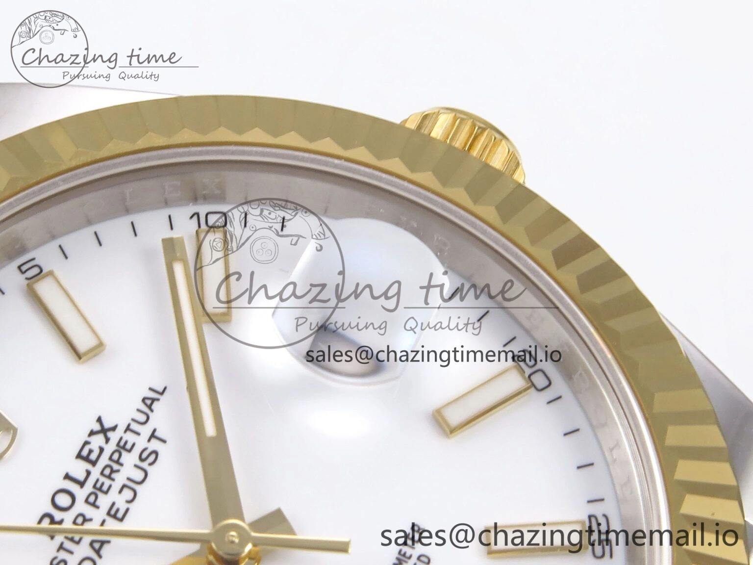 DateJust 41 126333 EWEF Best Edition White Stick Dial on SS YG Jubilee Bracelet A Unique 985