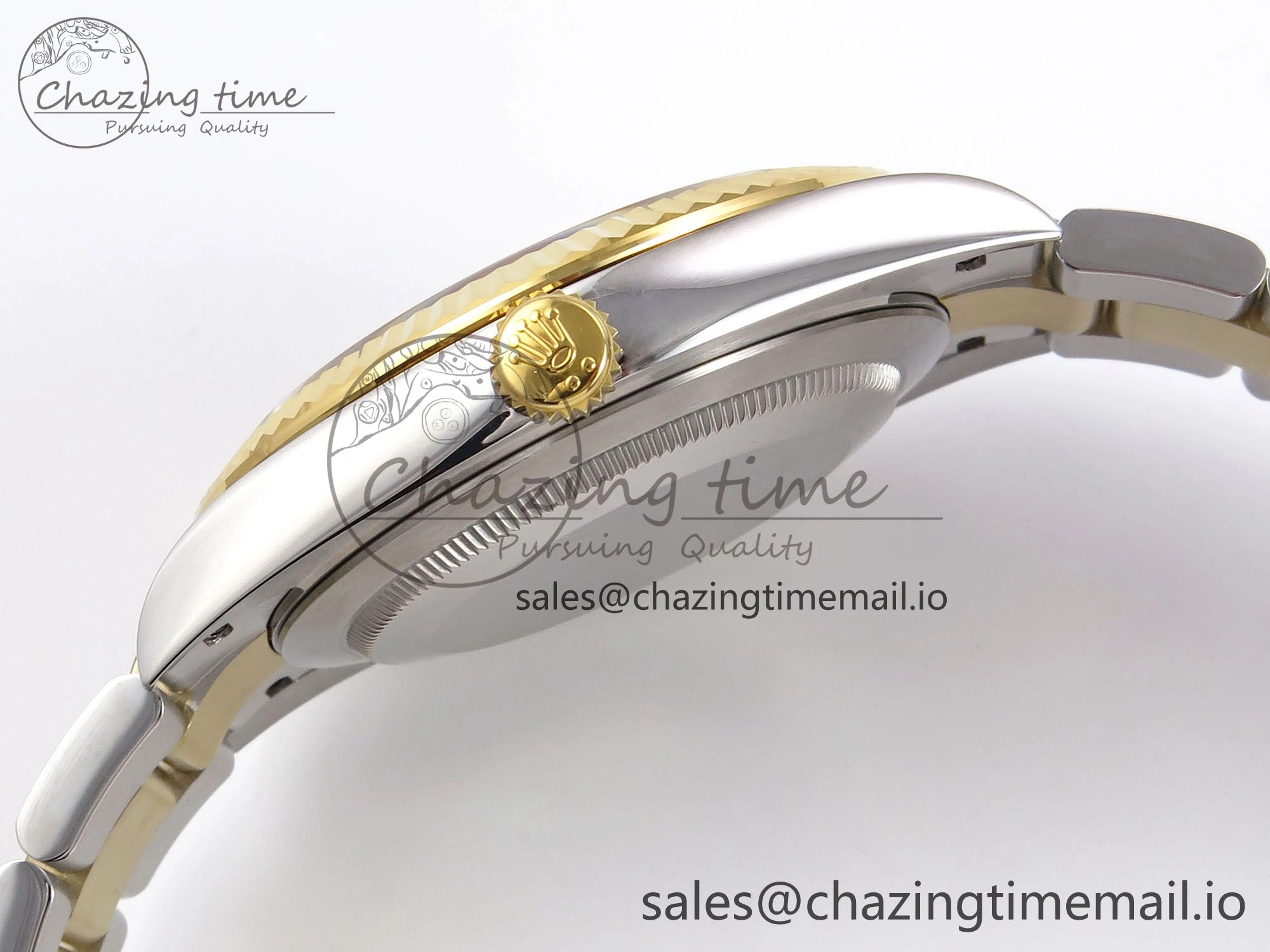 AllSeason DateJust 41 126333 EWEF Best Edition White Stick Dial on SS YG Oyster Bracelet A 972