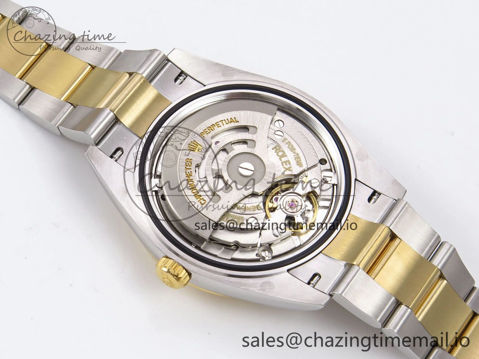 Fashionable DateJust 41 126333 EWEF Best Edition YG Textured Dial on SS YG Oyster Bracelet A 976
