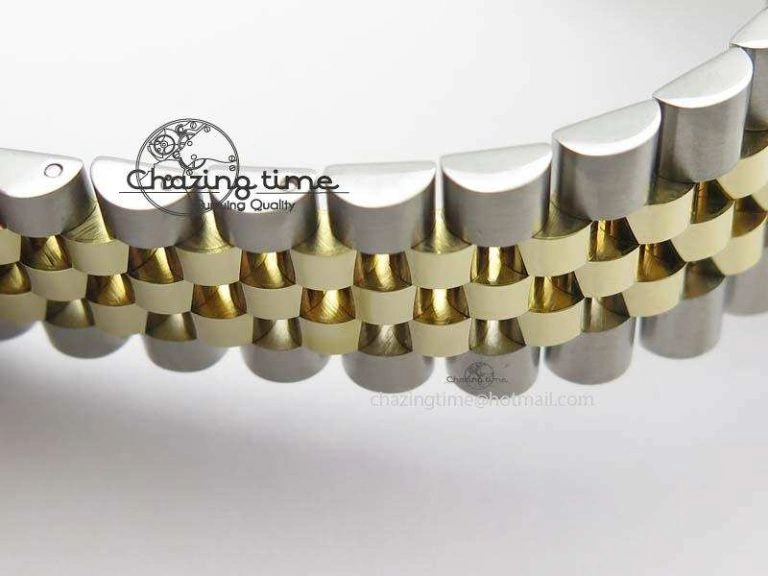 DateJust 41 126333 Noob 1:1 Best Edition YG Wrapped Black Dial Diam On SS YG Bracelet A Elegant 3754