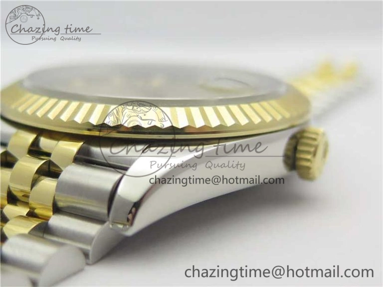 WellDesigned DateJust 41 126333 SS YG ARF 1:1 Best Edition 904L Steel YG Diamonds Dial on Jubilee Bracelet A 3221