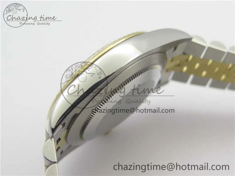 WellDesigned DateJust 41 126333 SS YG ARF 1:1 Best Edition 904L Steel YG Diamonds Dial on Jubilee Bracelet A 3221