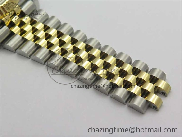 WellDesigned DateJust 41 126333 SS YG ARF 1:1 Best Edition 904L Steel YG Diamonds Dial on Jubilee Bracelet A 3221