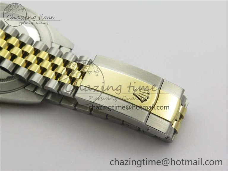 DateJust 41 126333 SS YG ARF 1:1 Best Edition 904L Steel YG Lumed Dial on Jubilee Bracelet A Lightweight 3223