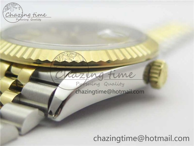DateJust 41 126333 SS YG ARF 1:1 Best Edition 904L Steel YG Lumed Dial on Jubilee Bracelet A Lightweight 3223