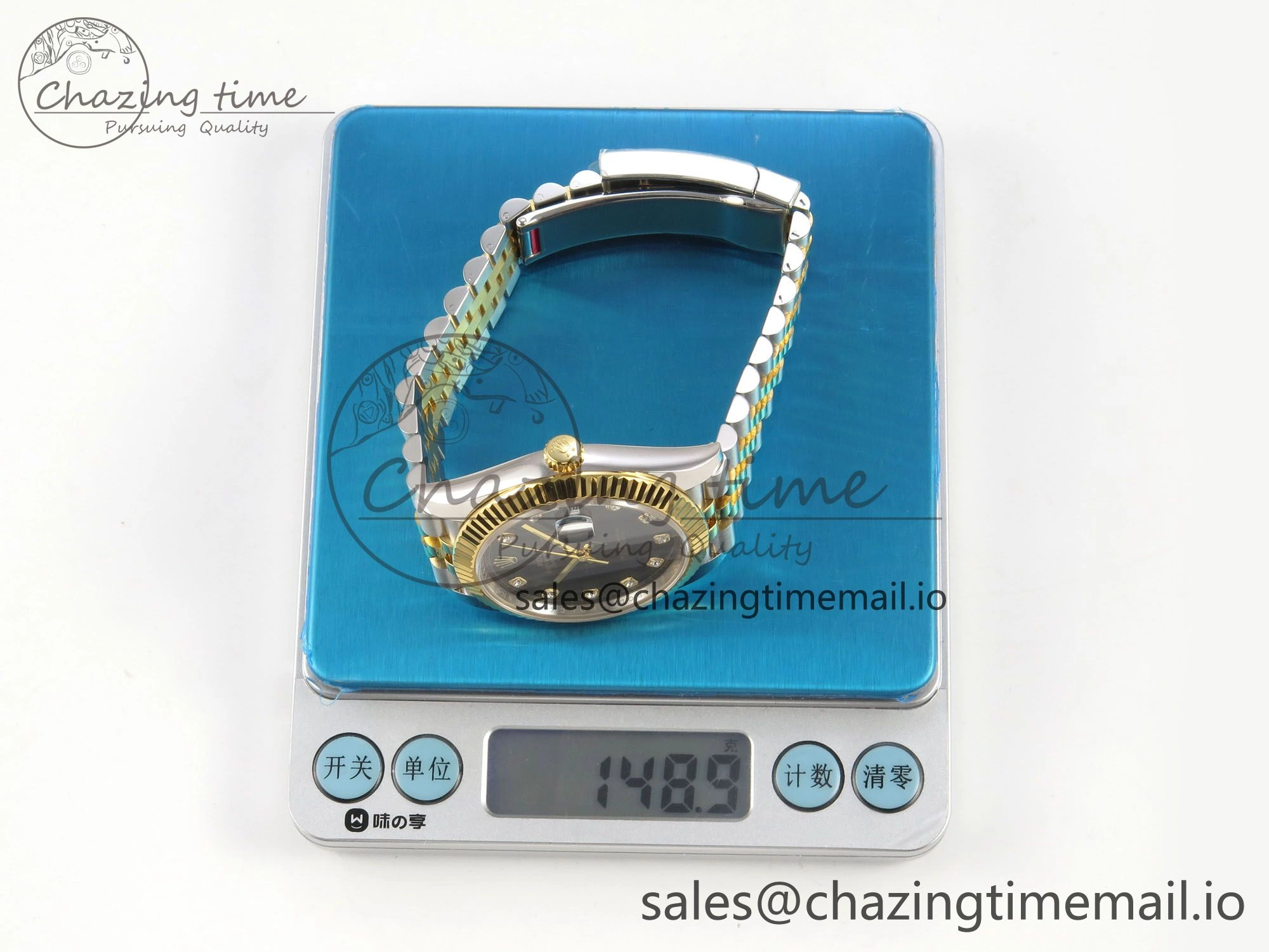 Durable DateJust 41 126333 SS YG ARF 1:1 Best Edition Black Diamonds Dial on Jubilee Bracelet SH3235 (Weighted) 210