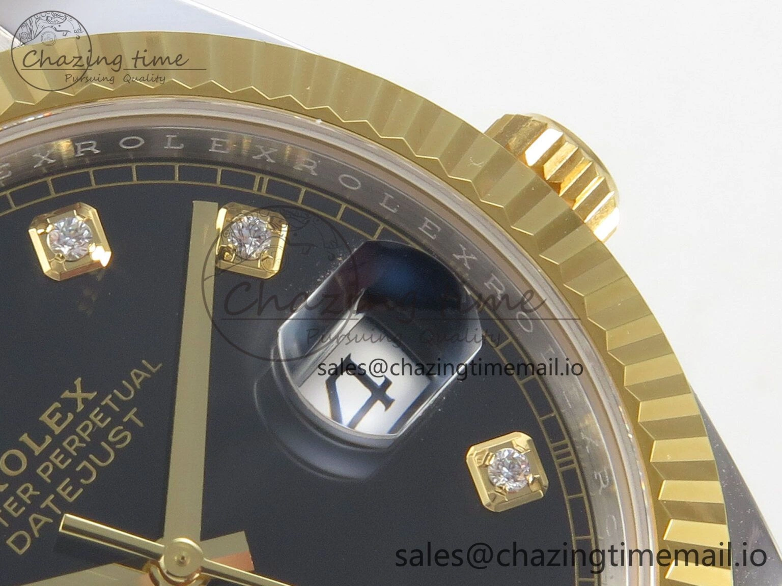 Timeless DateJust 41 126333 SS YG ARF 1:1 Best Edition Black Diamonds Dial on Oyster Bracelet SH3235 (Weighted) 231