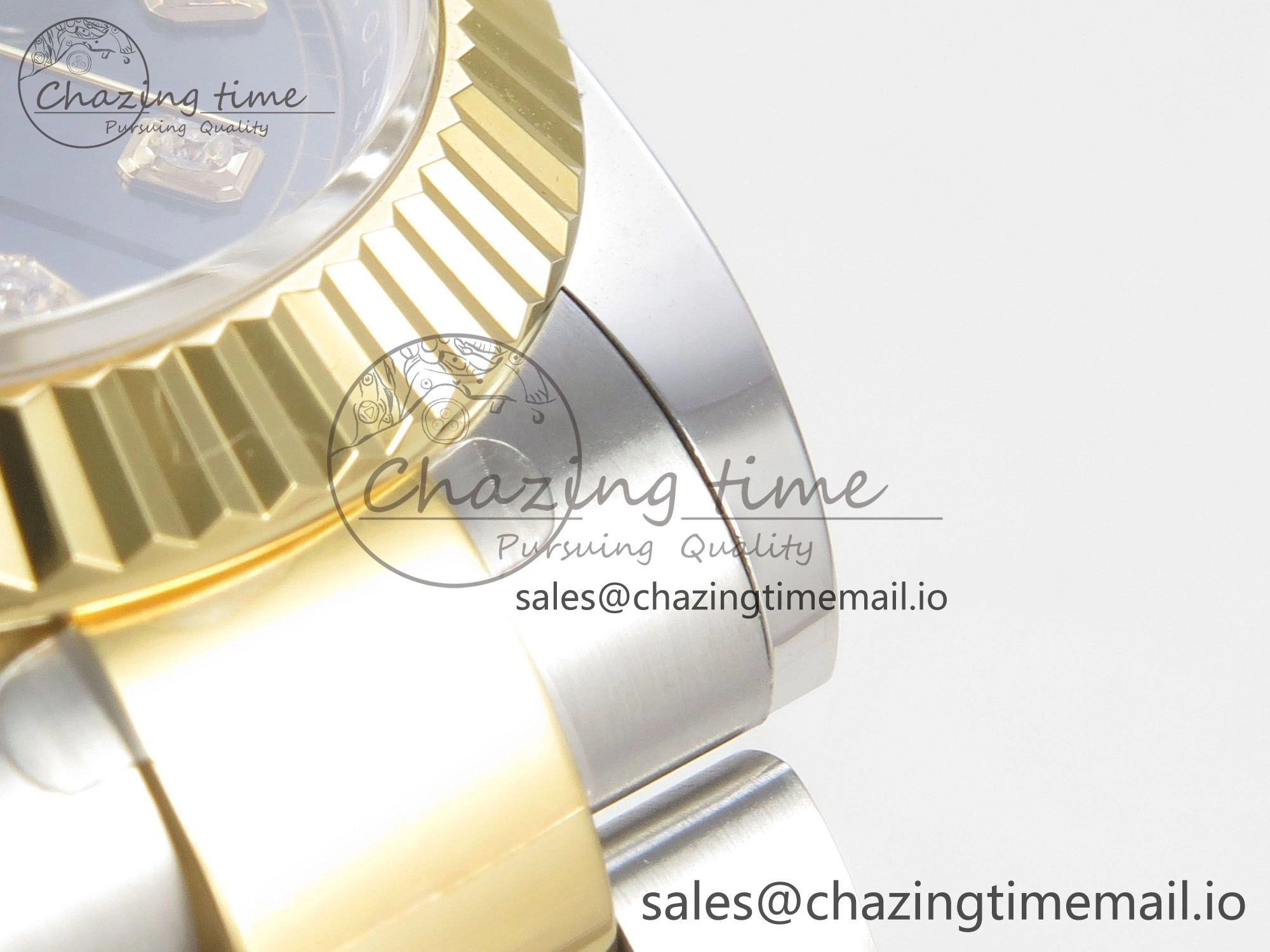 Timeless DateJust 41 126333 SS YG ARF 1:1 Best Edition Black Diamonds Dial on Oyster Bracelet SH3235 (Weighted) 231
