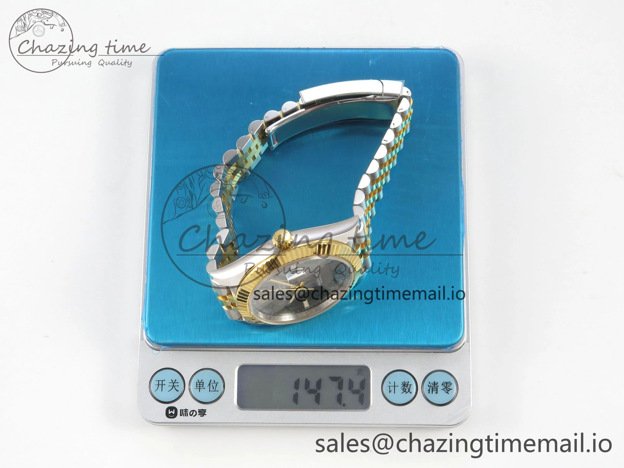 GoAnywhere DateJust 41 126333 SS YG ARF 1:1 Best Edition Gray Roman Dial on Jubilee Bracelet SH3235 (Weighted) 219