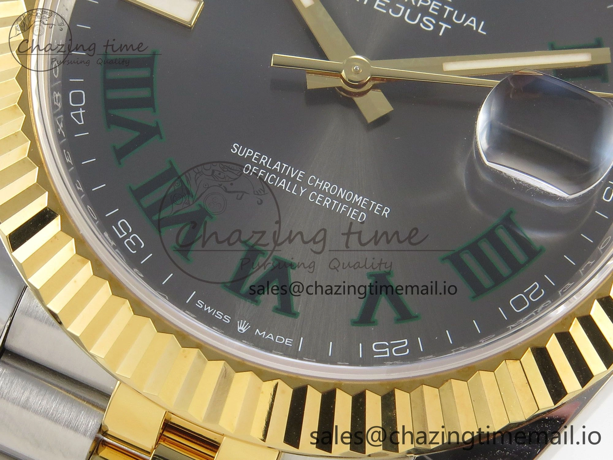 GoAnywhere DateJust 41 126333 SS YG ARF 1:1 Best Edition Gray Roman Dial on Jubilee Bracelet SH3235 (Weighted) 219