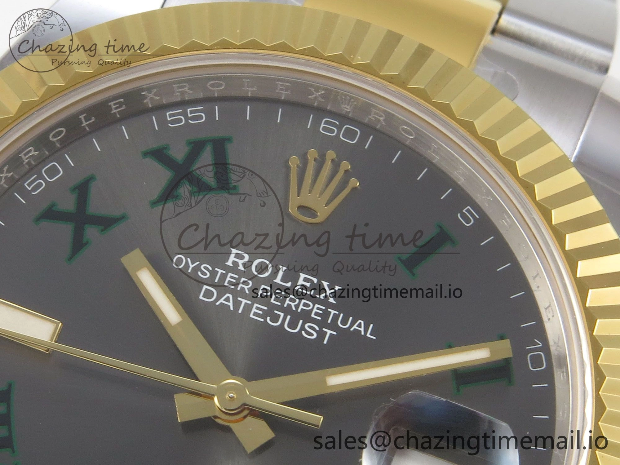 Lightweight DateJust 41 126333 SS YG ARF 1:1 Best Edition Gray Roman Dial on Oyster Bracelet SH3235 (Weighted) 208