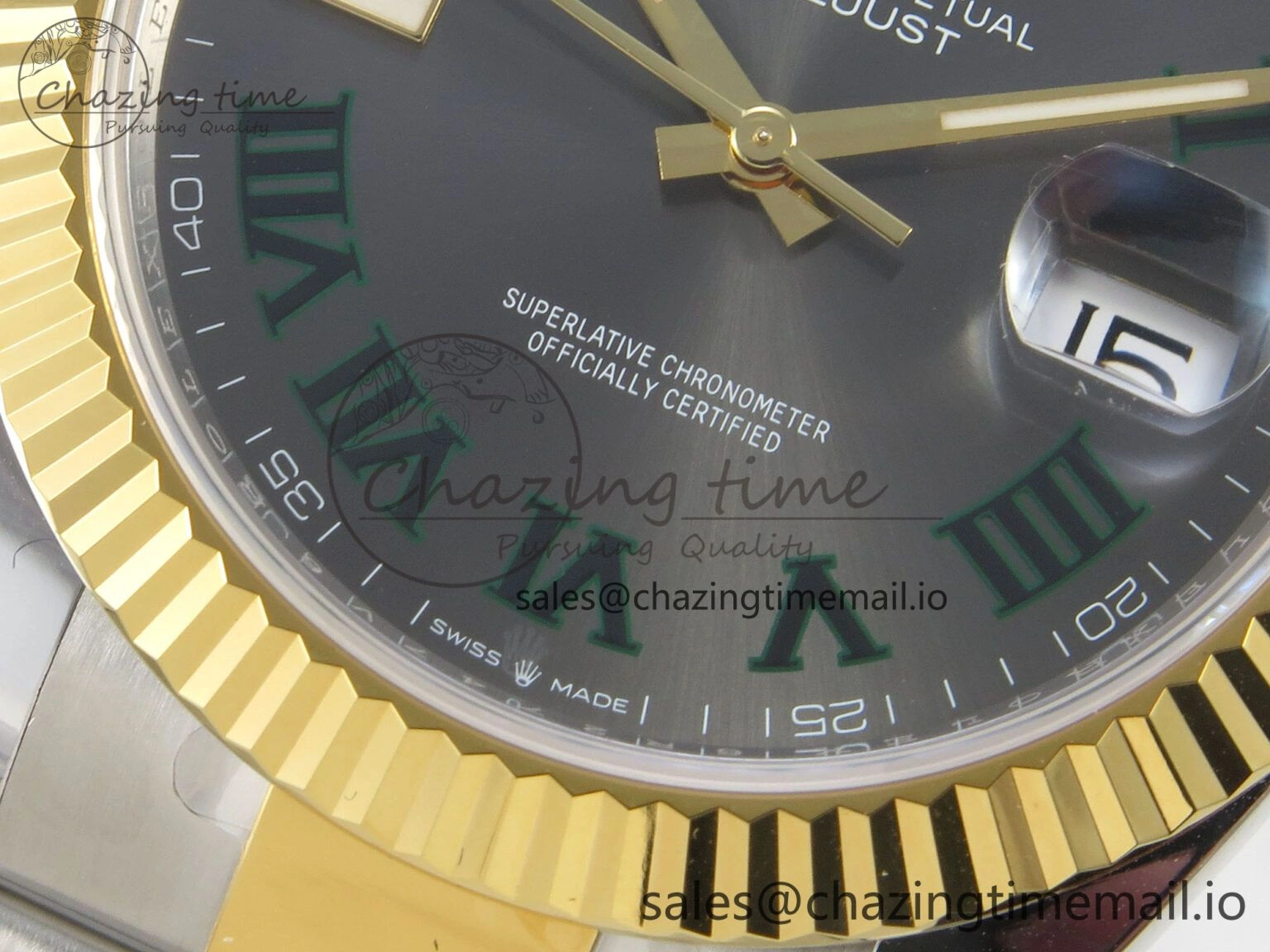 Lightweight DateJust 41 126333 SS YG ARF 1:1 Best Edition Gray Roman Dial on Oyster Bracelet SH3235 (Weighted) 208