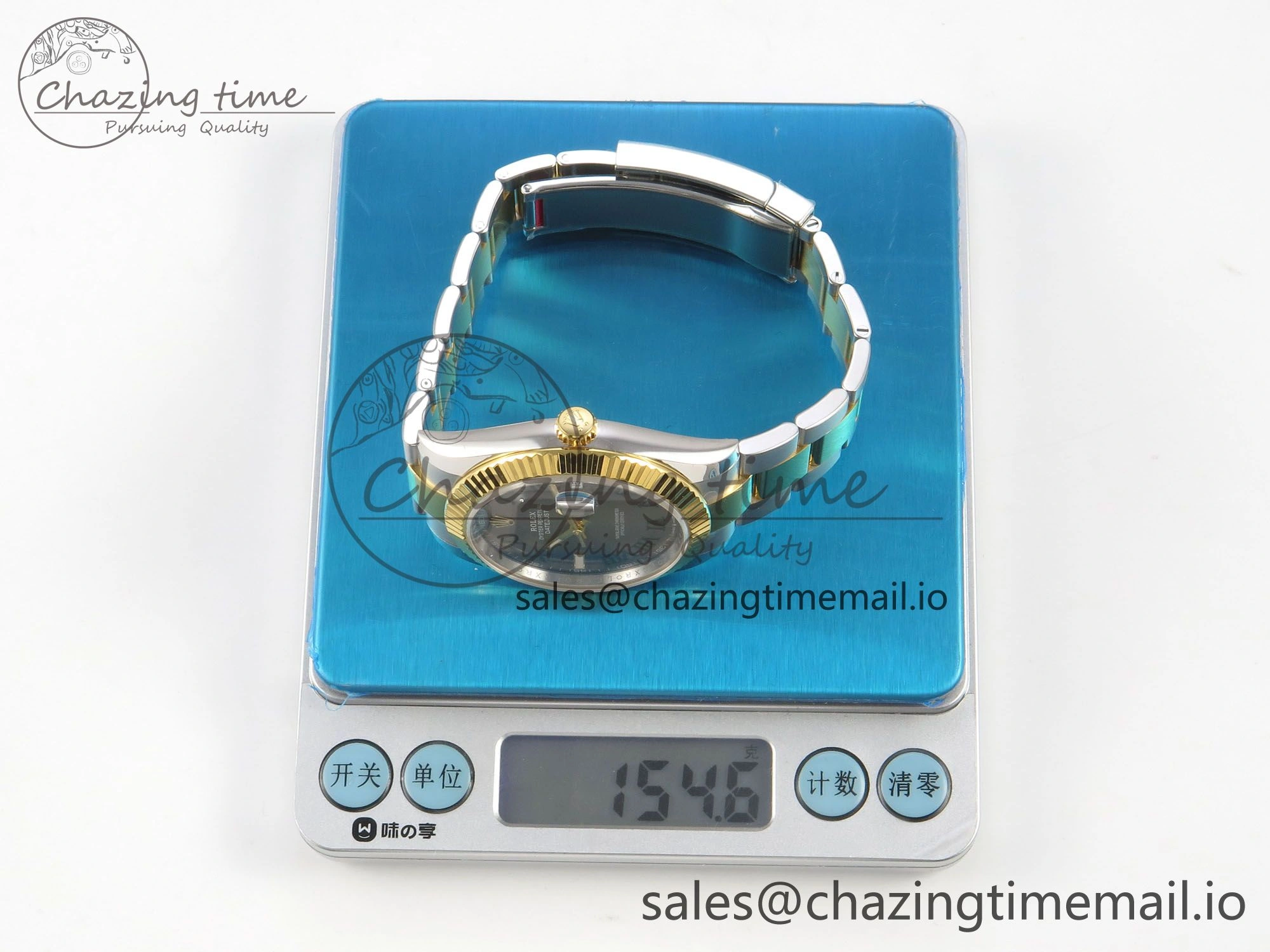 Lightweight DateJust 41 126333 SS YG ARF 1:1 Best Edition Gray Roman Dial on Oyster Bracelet SH3235 (Weighted) 208