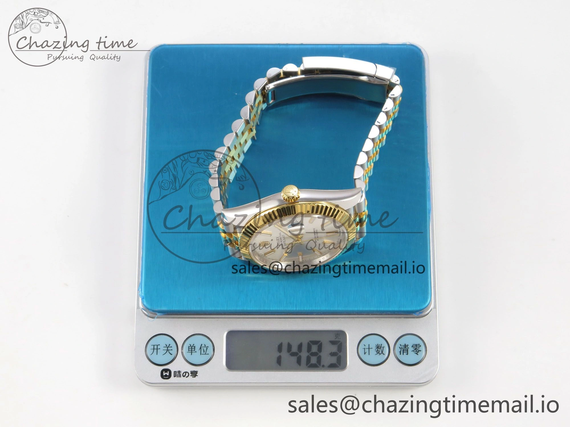 DateJust 41 126333 SS YG ARF 1:1 Best Edition Silver Stick Dial on Jubilee Bracelet SH3235 (Weighted) Seasonal 215