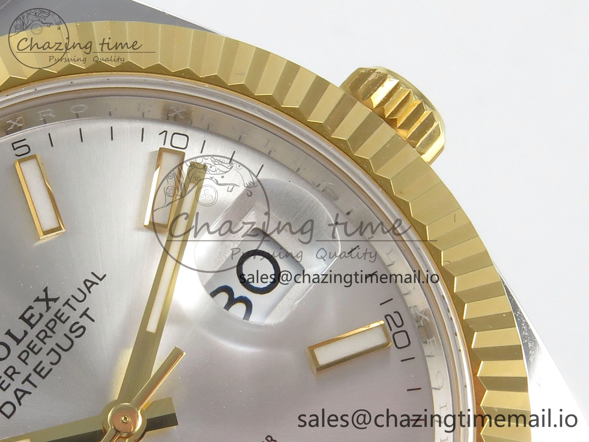 DateJust 41 126333 SS YG ARF 1:1 Best Edition Silver Stick Dial on Jubilee Bracelet SH3235 (Weighted) Seasonal 215