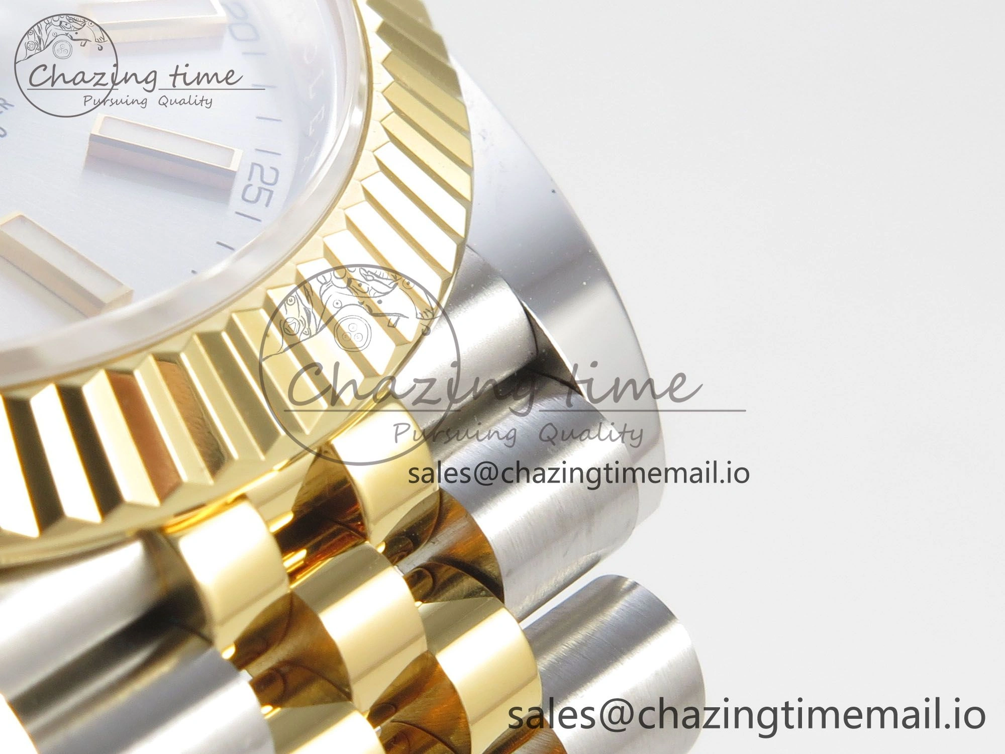 DateJust 41 126333 SS YG ARF 1:1 Best Edition Silver Stick Dial on Jubilee Bracelet SH3235 (Weighted) Seasonal 215