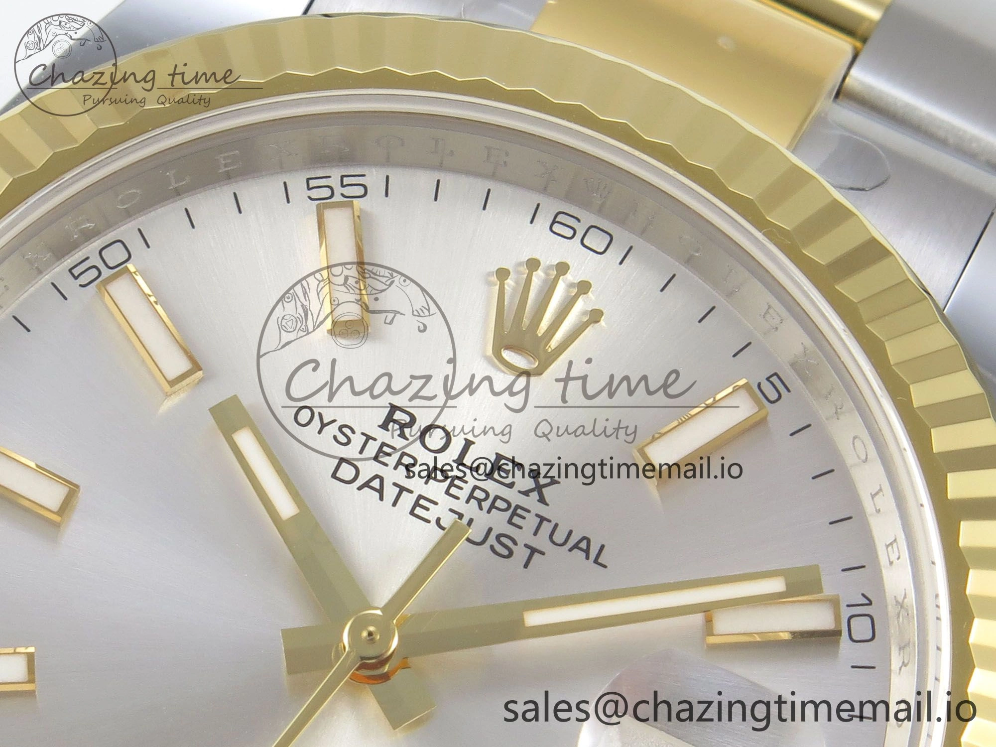 DateJust 41 126333 SS YG ARF 1:1 Best Edition Silver Stick Dial on Oyster Bracelet SH3235 (Weighted) TopPick 207
