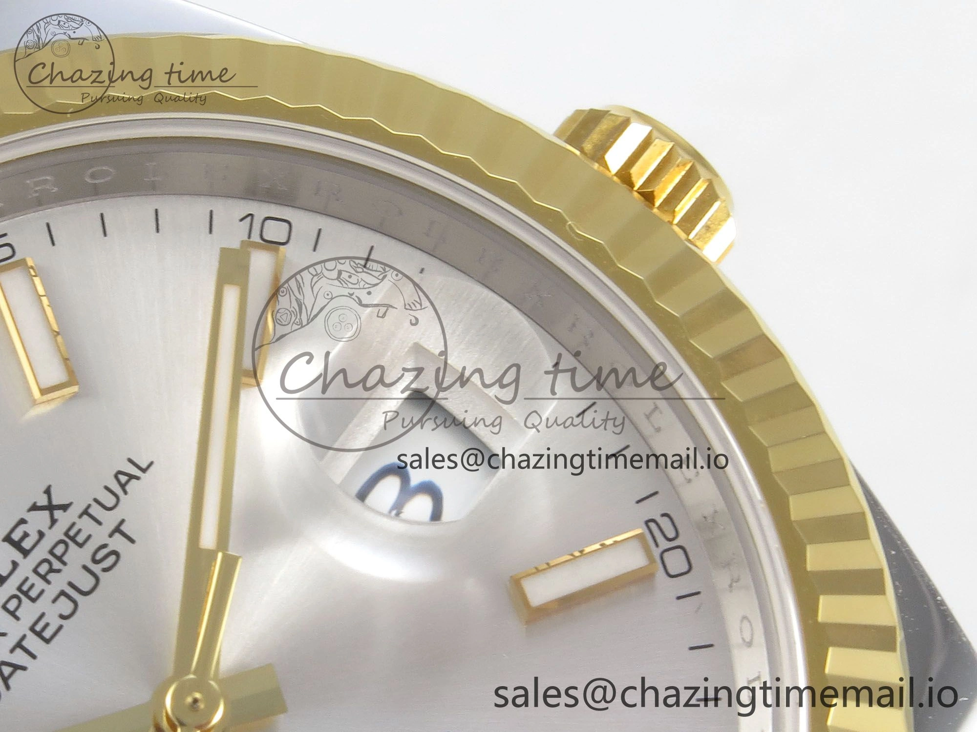 DateJust 41 126333 SS YG ARF 1:1 Best Edition Silver Stick Dial on Oyster Bracelet SH3235 (Weighted) TopPick 207