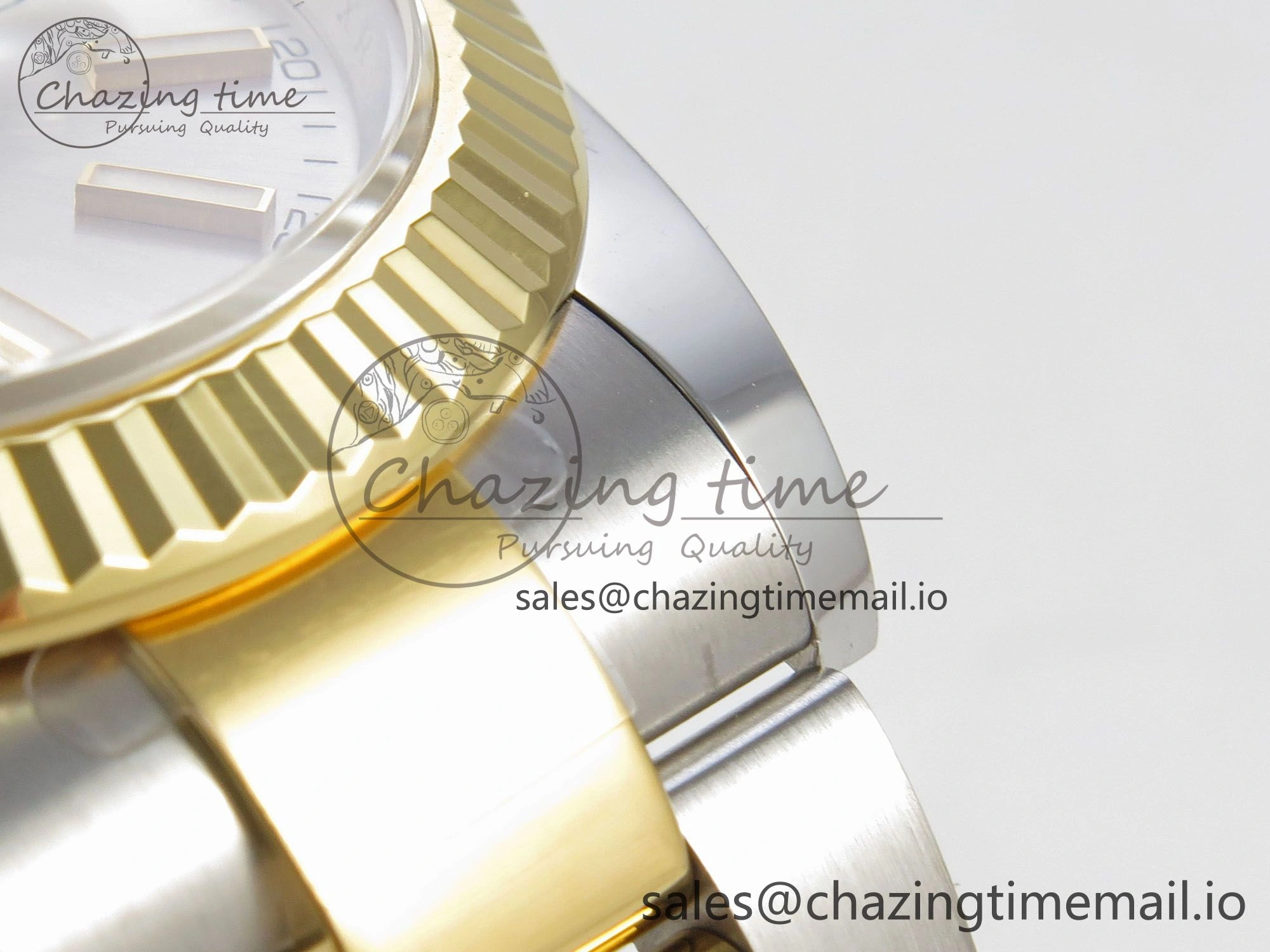 DateJust 41 126333 SS YG ARF 1:1 Best Edition Silver Stick Dial on Oyster Bracelet SH3235 (Weighted) TopPick 207
