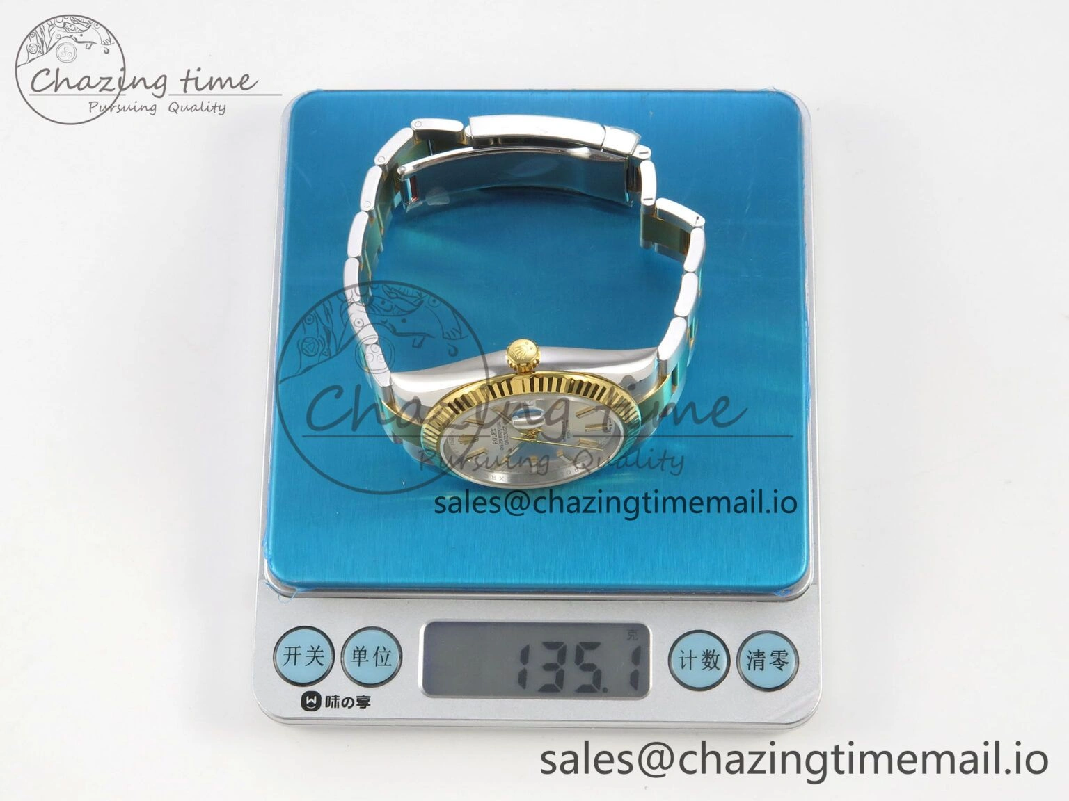 DateJust 41 126333 SS YG ARF 1:1 Best Edition Silver Stick Dial on Oyster Bracelet SH3235 (Weighted) TopPick 207