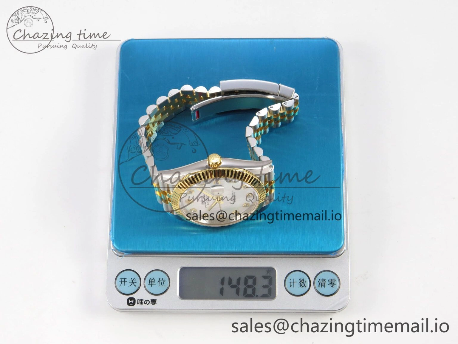 DateJust 41 126333 SS YG ARF 1:1 Best Edition White MOP Diamonds Dial on Jubilee Bracelet SH3235 (Weighted) Premium 218