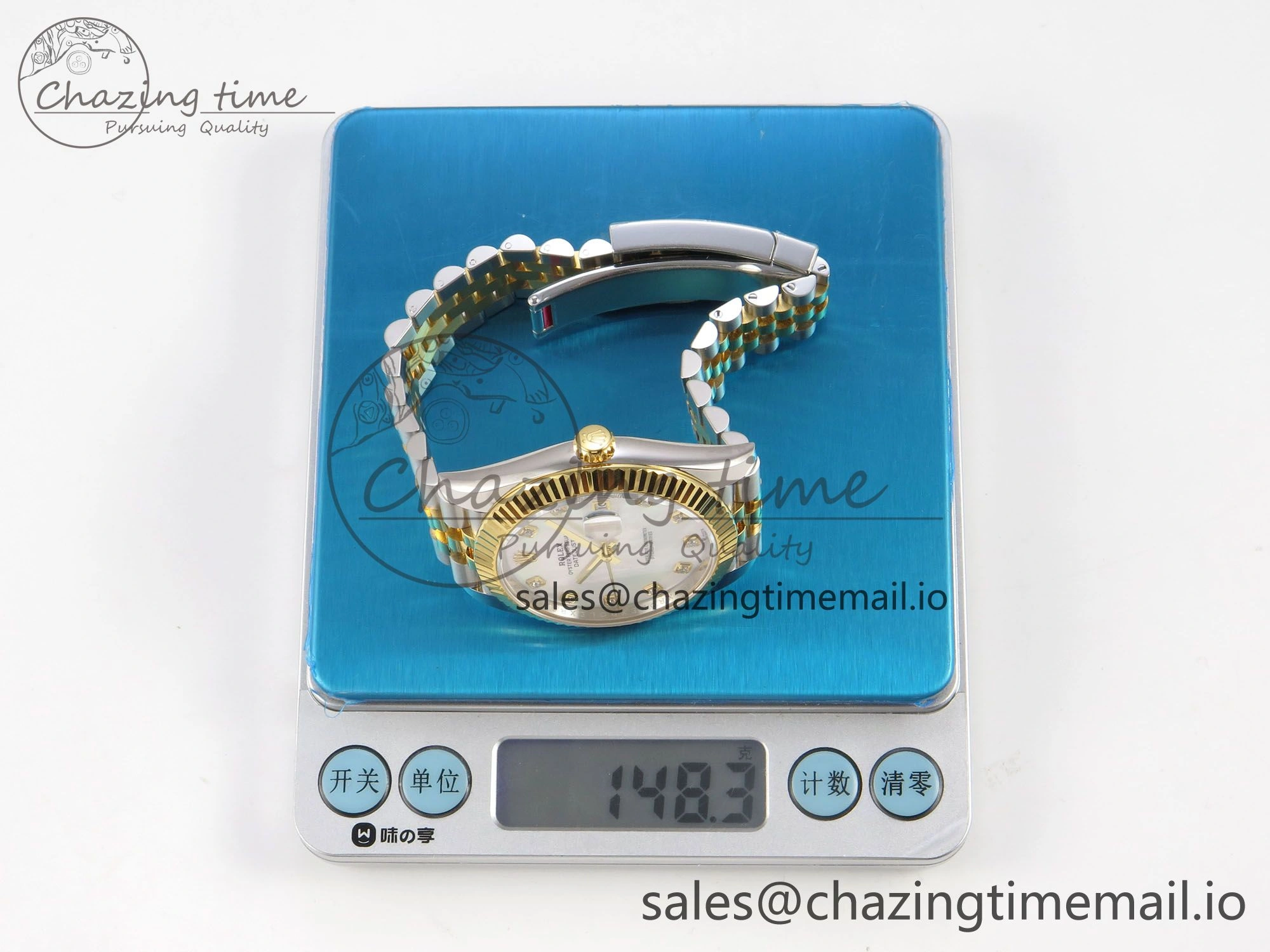 DateJust 41 126333 SS YG ARF 1:1 Best Edition White MOP Diamonds Dial on Jubilee Bracelet SH3235 (Weighted) Premium 218
