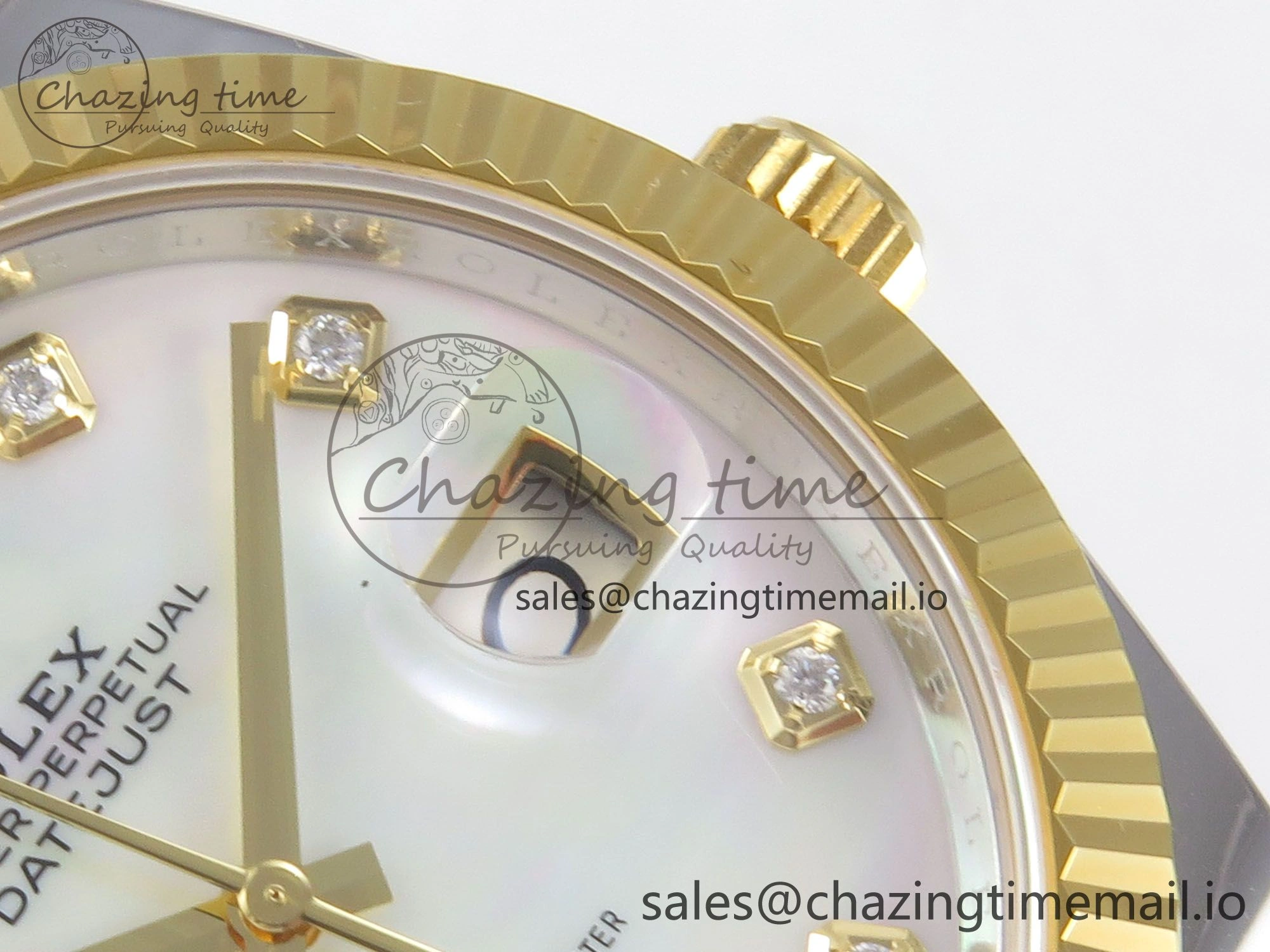 DateJust 41 126333 SS YG ARF 1:1 Best Edition White MOP Diamonds Dial on Oyster Bracelet SH3235 (Weighted) FreshLook 206