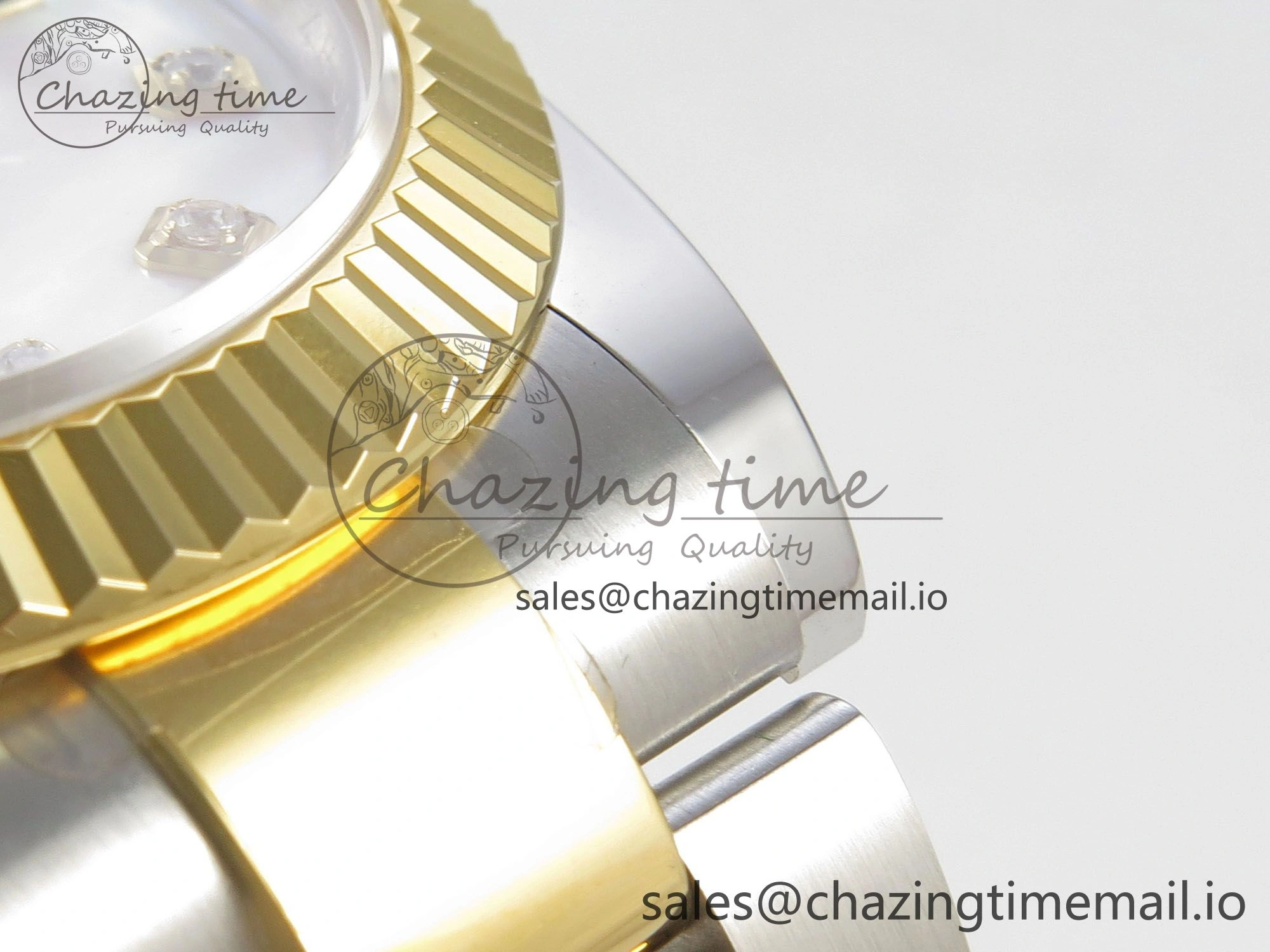 DateJust 41 126333 SS YG ARF 1:1 Best Edition White MOP Diamonds Dial on Oyster Bracelet SH3235 (Weighted) FreshLook 206