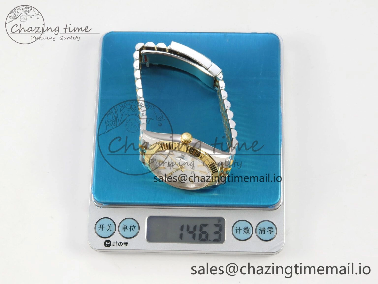 TimelessDesign DateJust 41 126333 SS YG ARF 1:1 Best Edition White Stick Dial on Jubilee Bracelet SH3235 (Weighted) 214
