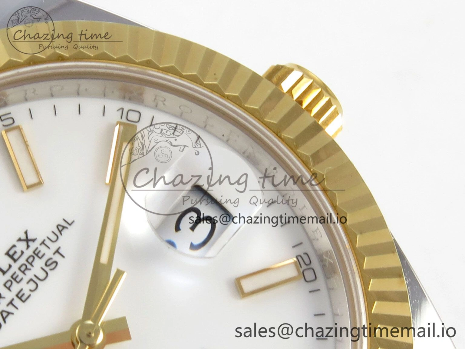 TimelessDesign DateJust 41 126333 SS YG ARF 1:1 Best Edition White Stick Dial on Jubilee Bracelet SH3235 (Weighted) 214