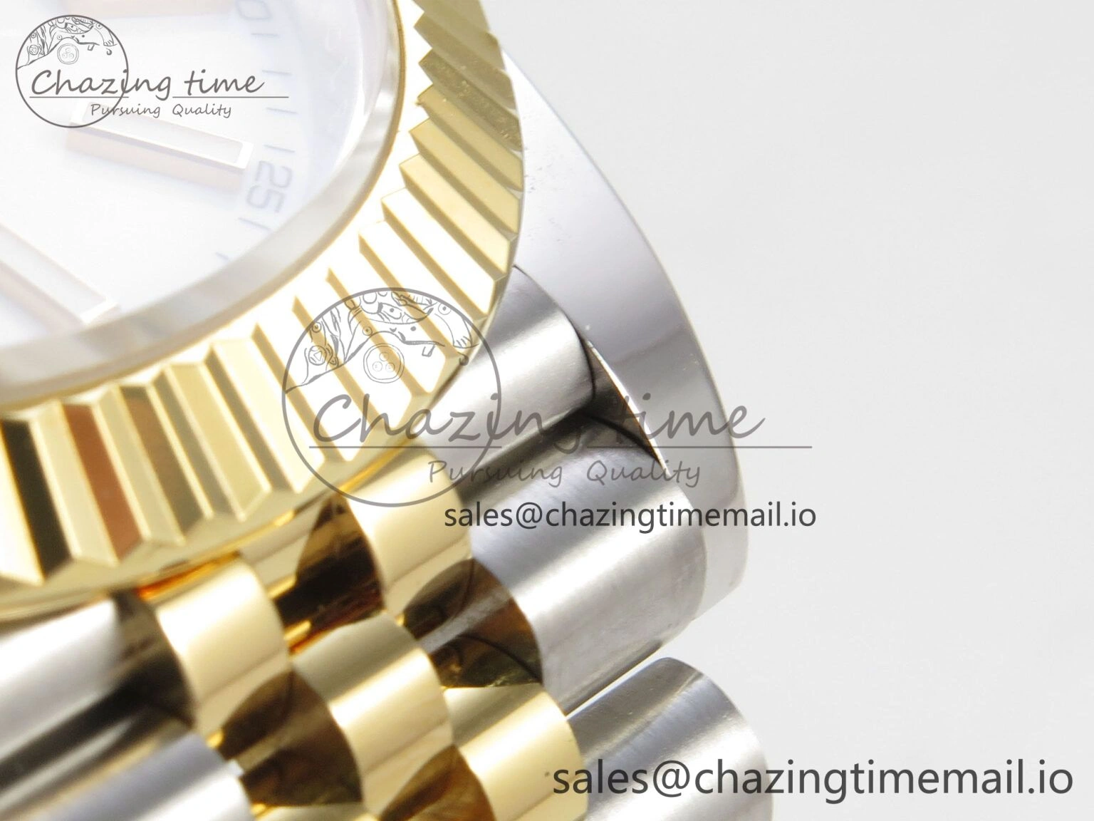 TimelessDesign DateJust 41 126333 SS YG ARF 1:1 Best Edition White Stick Dial on Jubilee Bracelet SH3235 (Weighted) 214