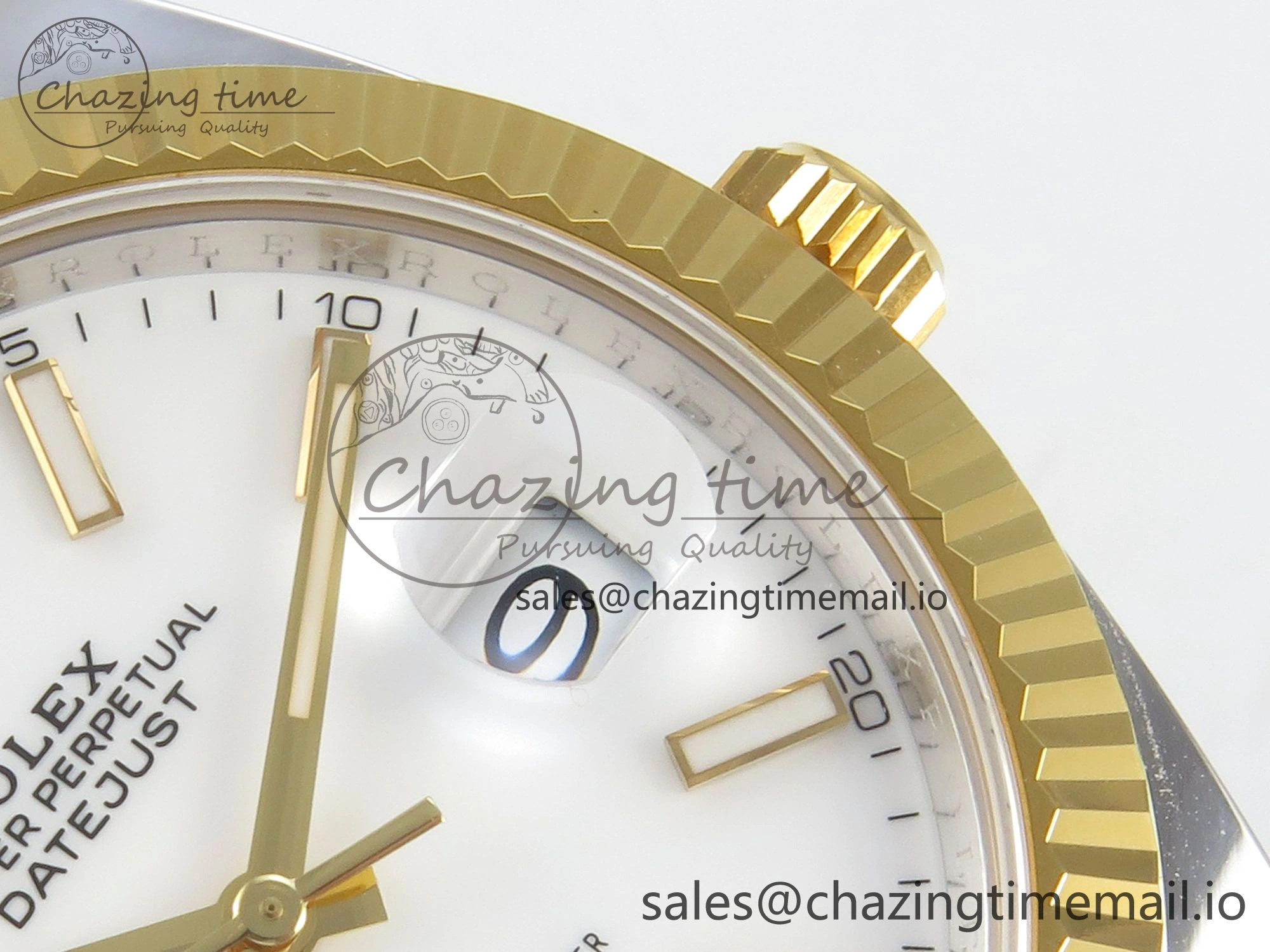 ModernLook DateJust 41 126333 SS YG ARF 1:1 Best Edition White Stick Dial on Oyster Bracelet SH3235 (Weighted) 205
