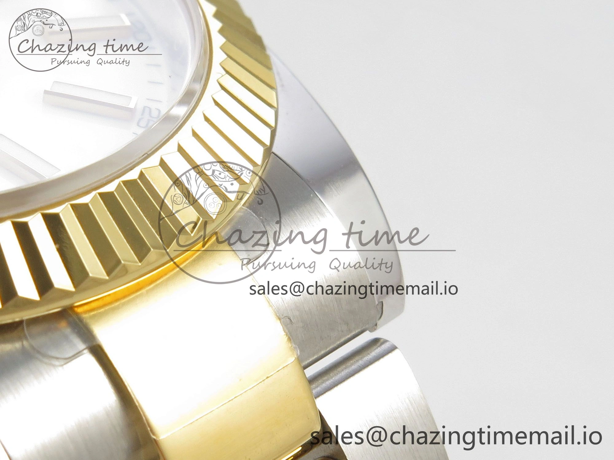 ModernLook DateJust 41 126333 SS YG ARF 1:1 Best Edition White Stick Dial on Oyster Bracelet SH3235 (Weighted) 205