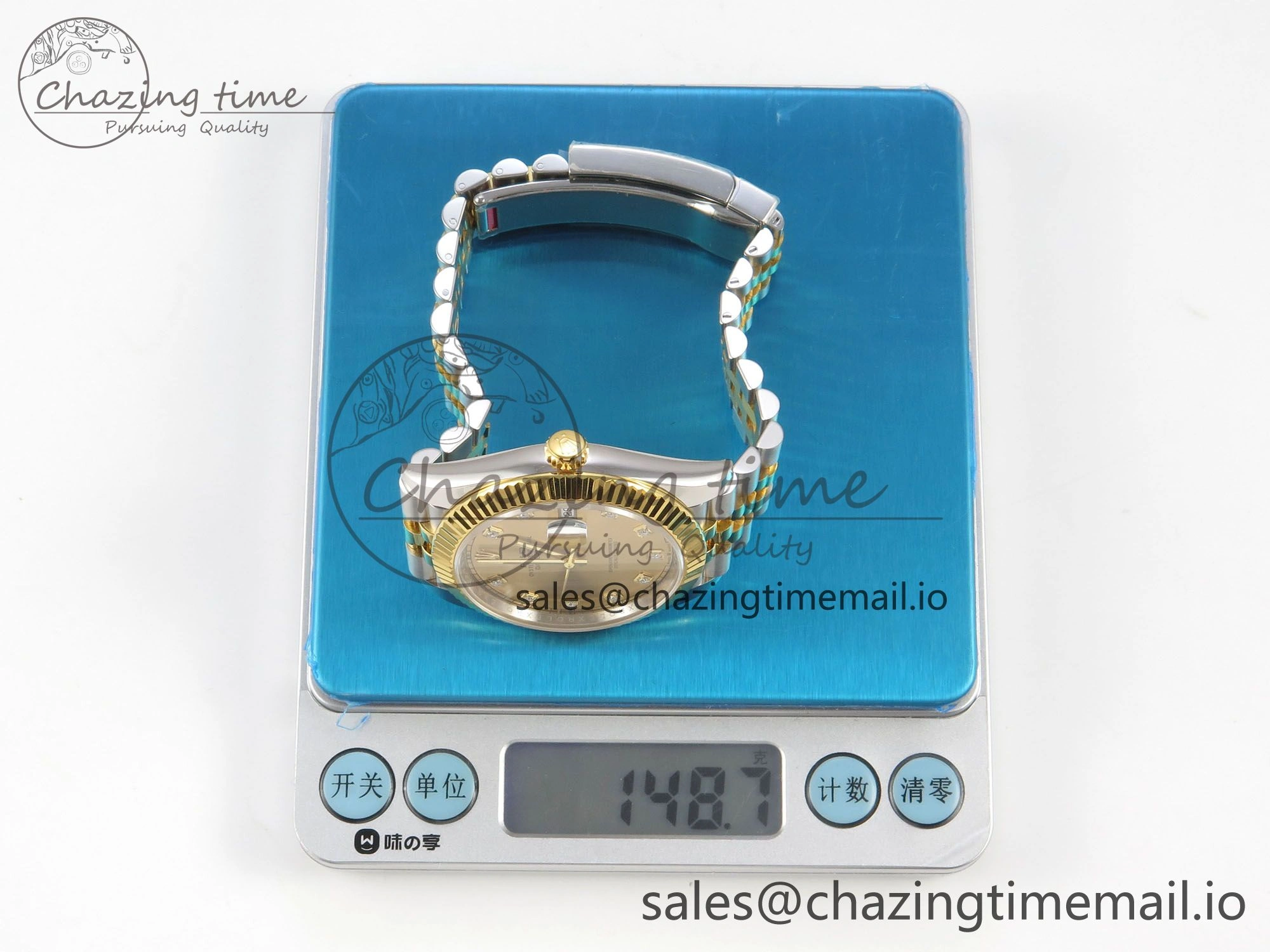 Premium DateJust 41 126333 SS YG ARF 1:1 Best Edition YG Diamonds Dial on Jubilee Bracelet SH3235 (Weighted) 220