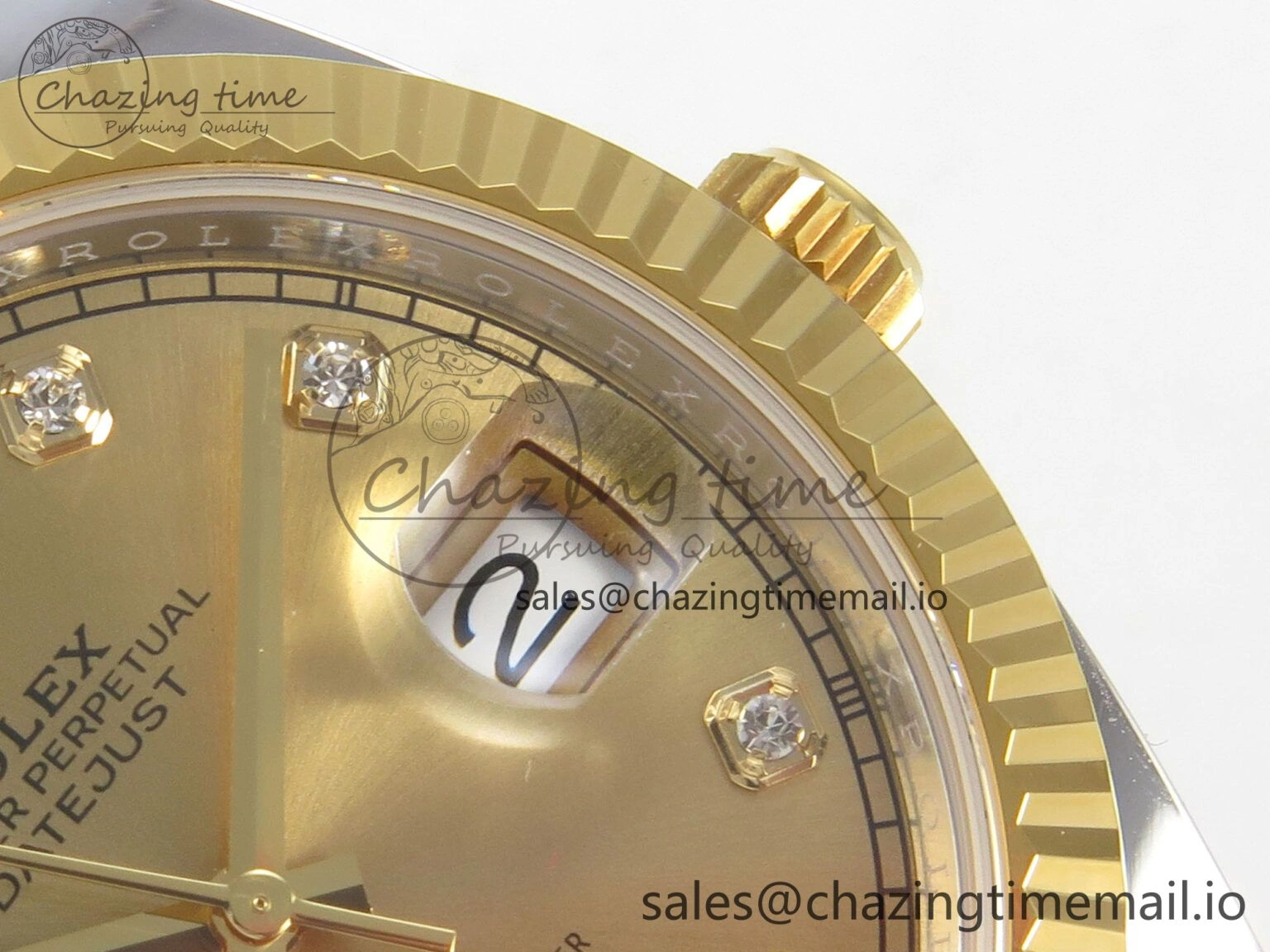 DateJust 41 126333 SS YG ARF 1:1 Best Edition YG Diamonds Dial on Oyster Bracelet SH3235 (Weighted) Breathable 213