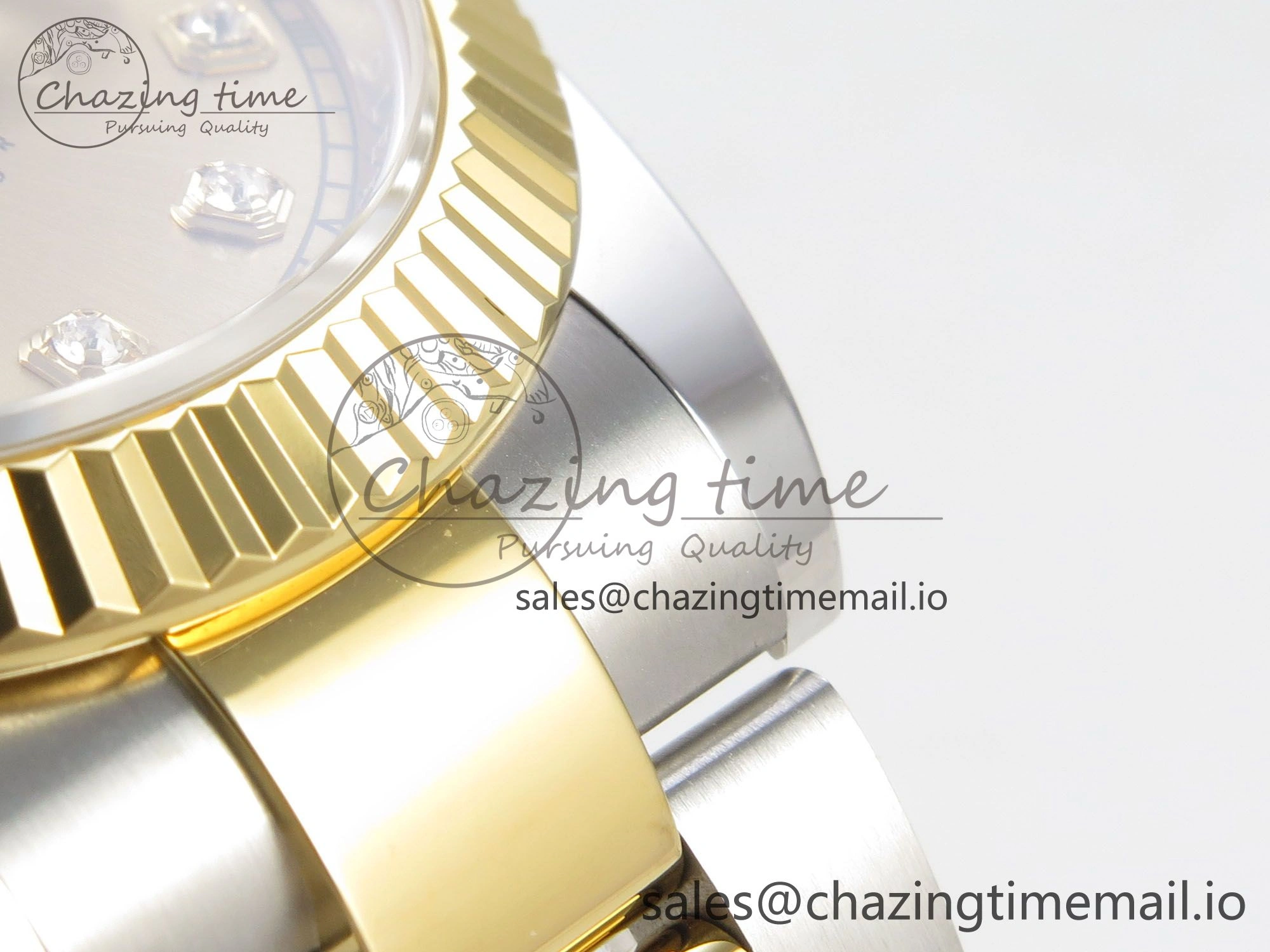 DateJust 41 126333 SS YG ARF 1:1 Best Edition YG Diamonds Dial on Oyster Bracelet SH3235 (Weighted) Breathable 213