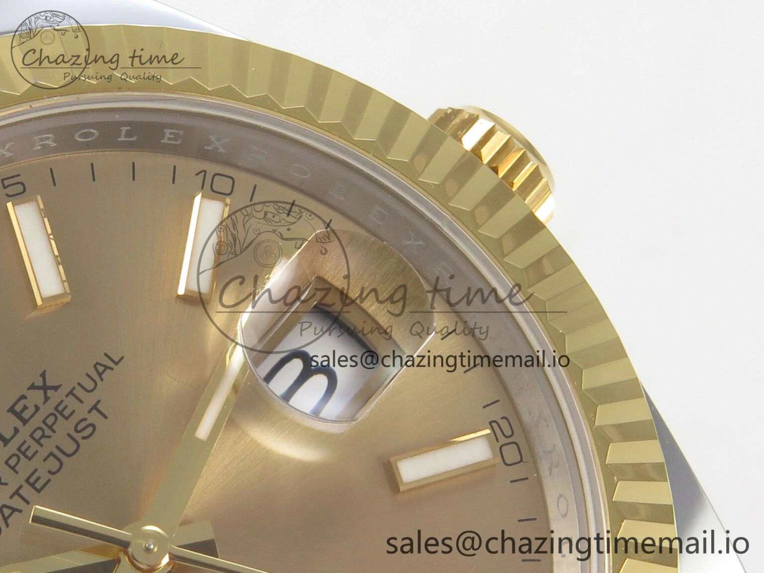 DateJust 41 126333 SS YG ARF 1:1 Best Edition YG Stick Dial on Jubilee Bracelet SH3235 (Weighted) SunProtective 216