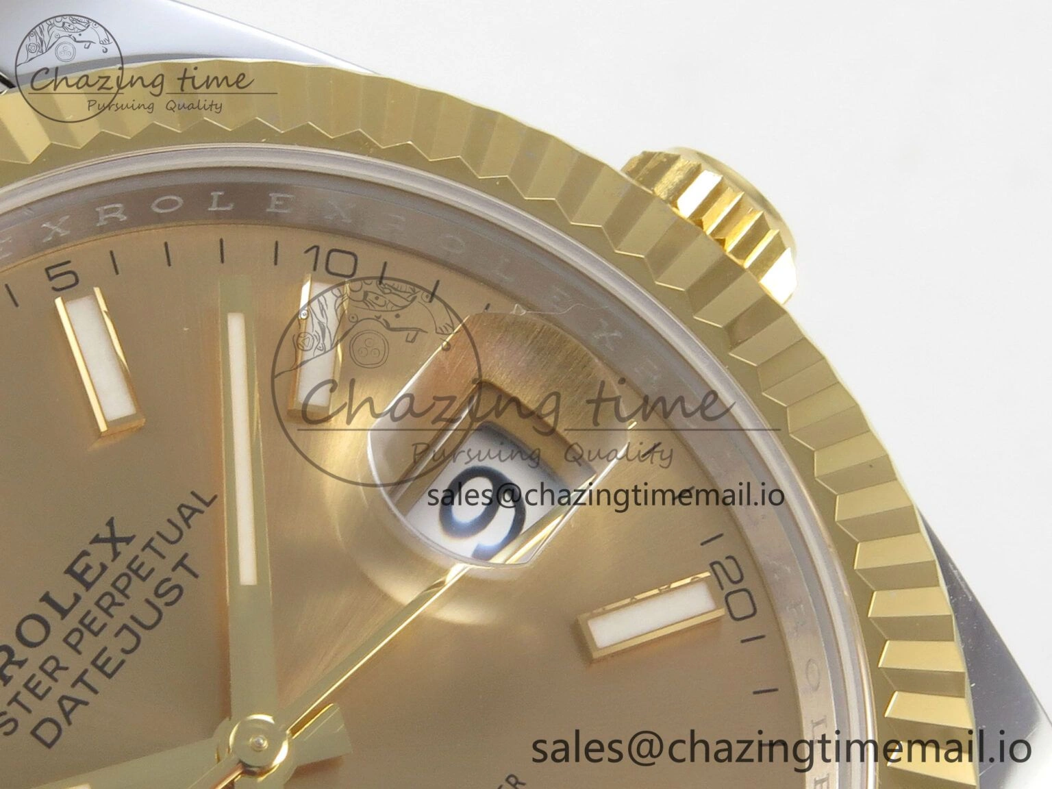 DateJust 41 126333 SS YG ARF 1:1 Best Edition YG Stick Dial on Oyster Bracelet SH3235 (Weighted) SoftTouch 211