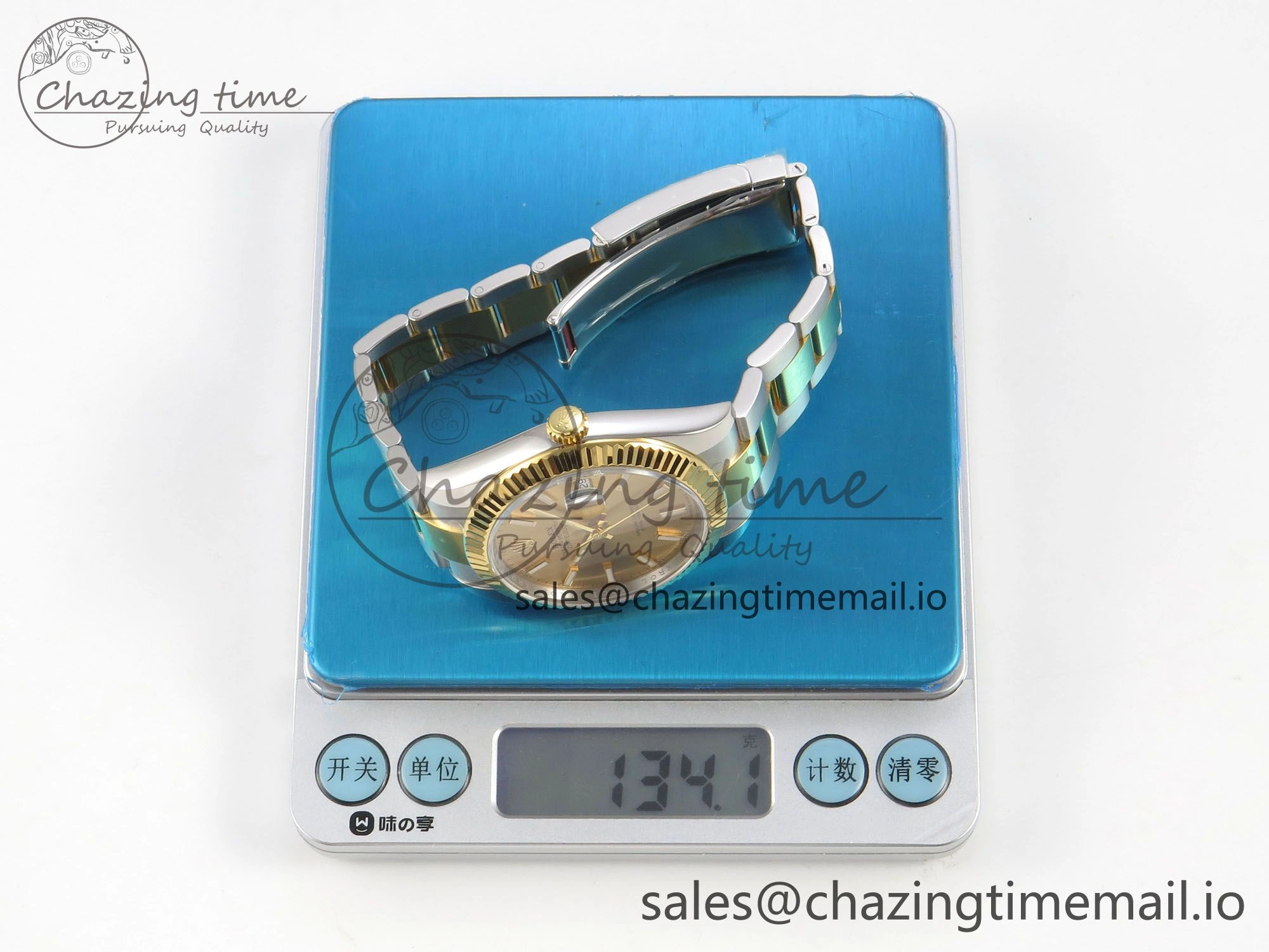 DateJust 41 126333 SS YG ARF 1:1 Best Edition YG Stick Dial on Oyster Bracelet SH3235 (Weighted) SoftTouch 211