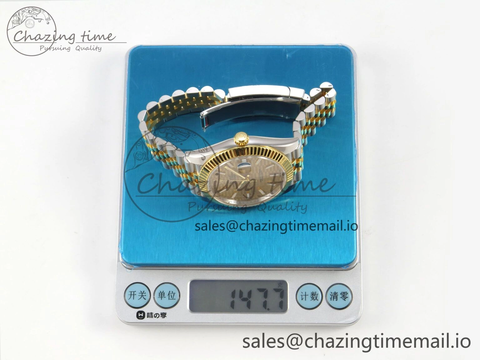 Neat DateJust 41 126333 SS YG ARF 1:1 Best Edition YG Texture Stick Dial on Jubilee Bracelet SH3235 (Weighted) 217