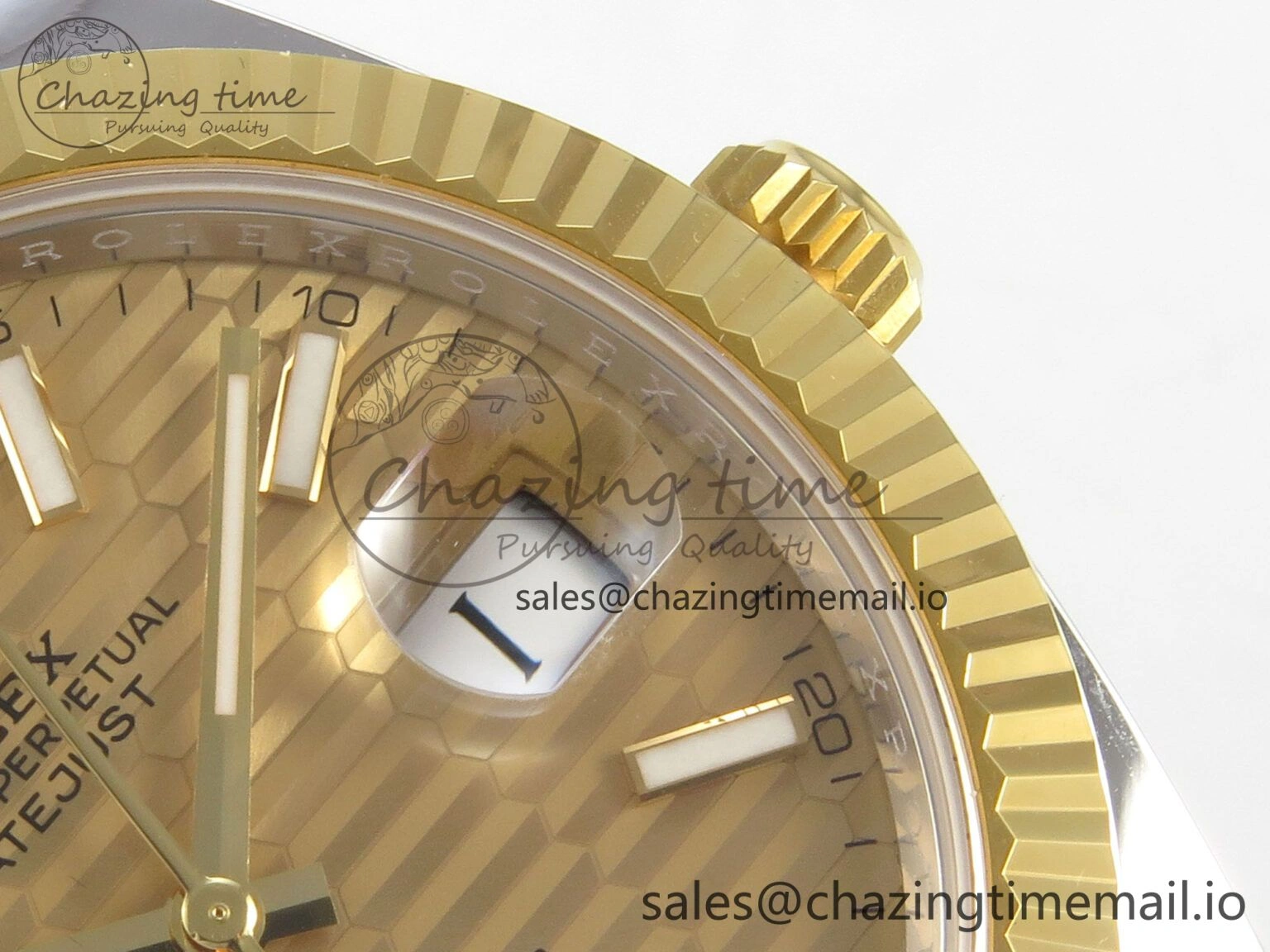 Neat DateJust 41 126333 SS YG ARF 1:1 Best Edition YG Texture Stick Dial on Jubilee Bracelet SH3235 (Weighted) 217
