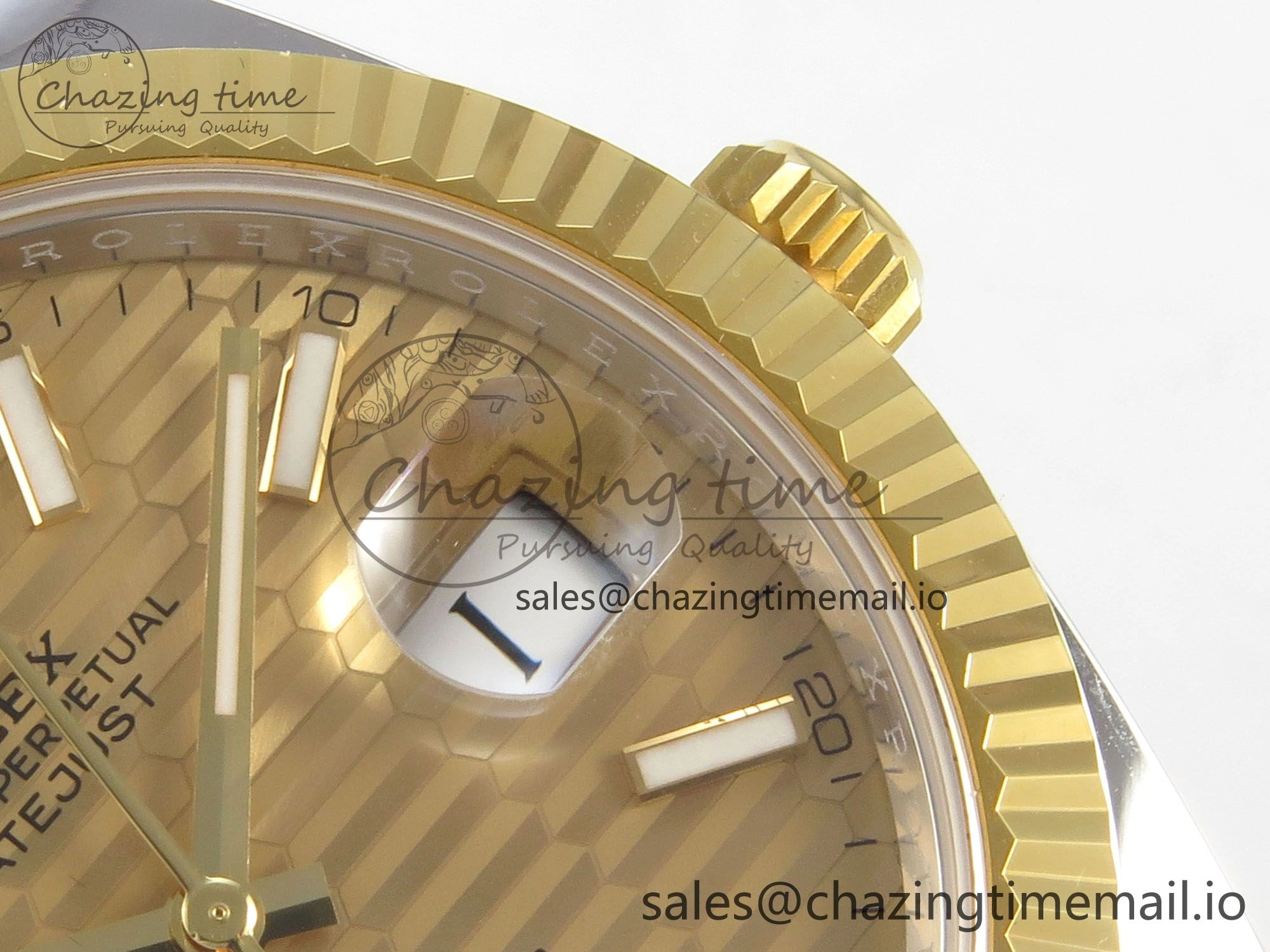 Neat DateJust 41 126333 SS YG ARF 1:1 Best Edition YG Texture Stick Dial on Jubilee Bracelet SH3235 (Weighted) 217